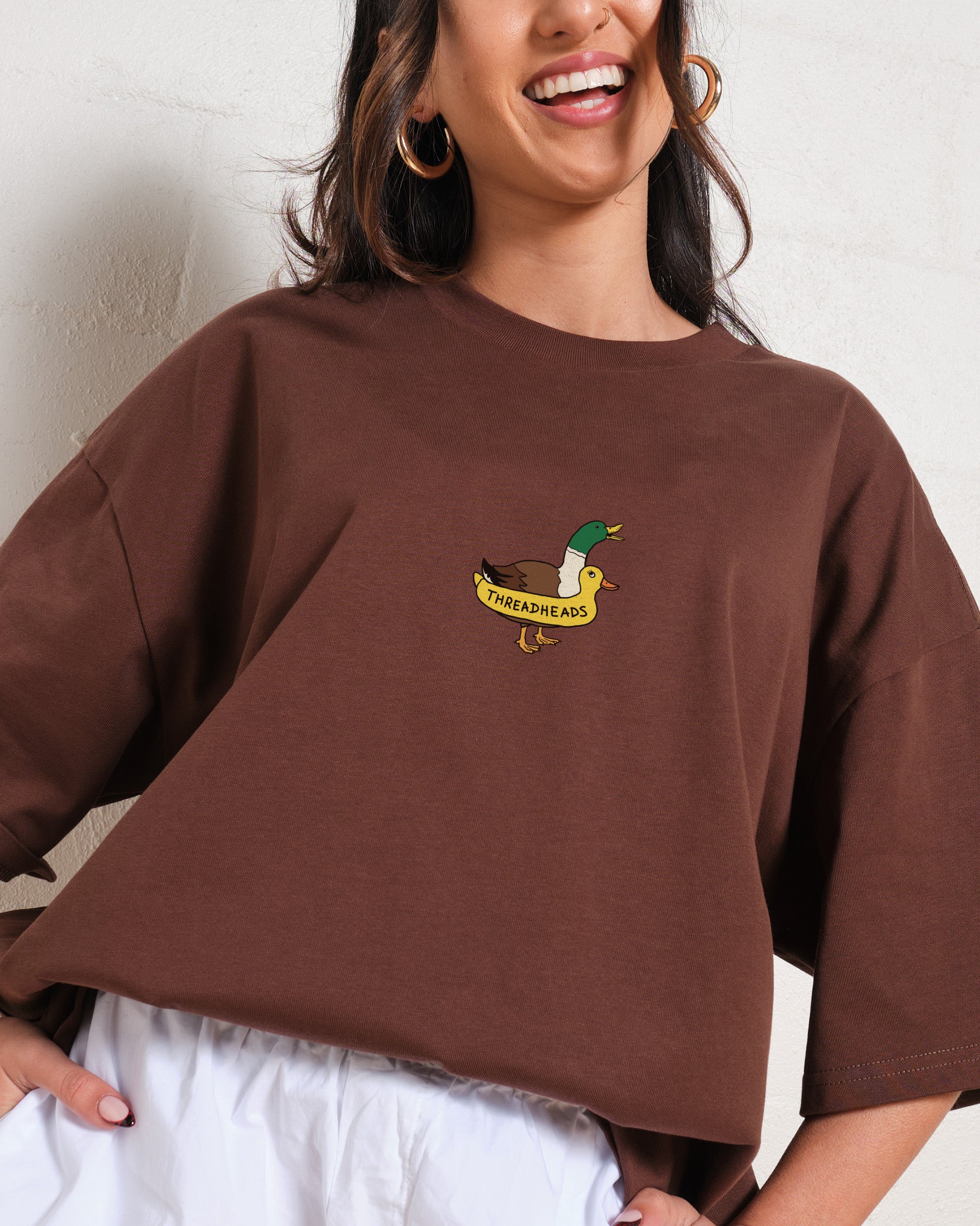 Trend4us Bubble Duck Oversized T-Shirt
