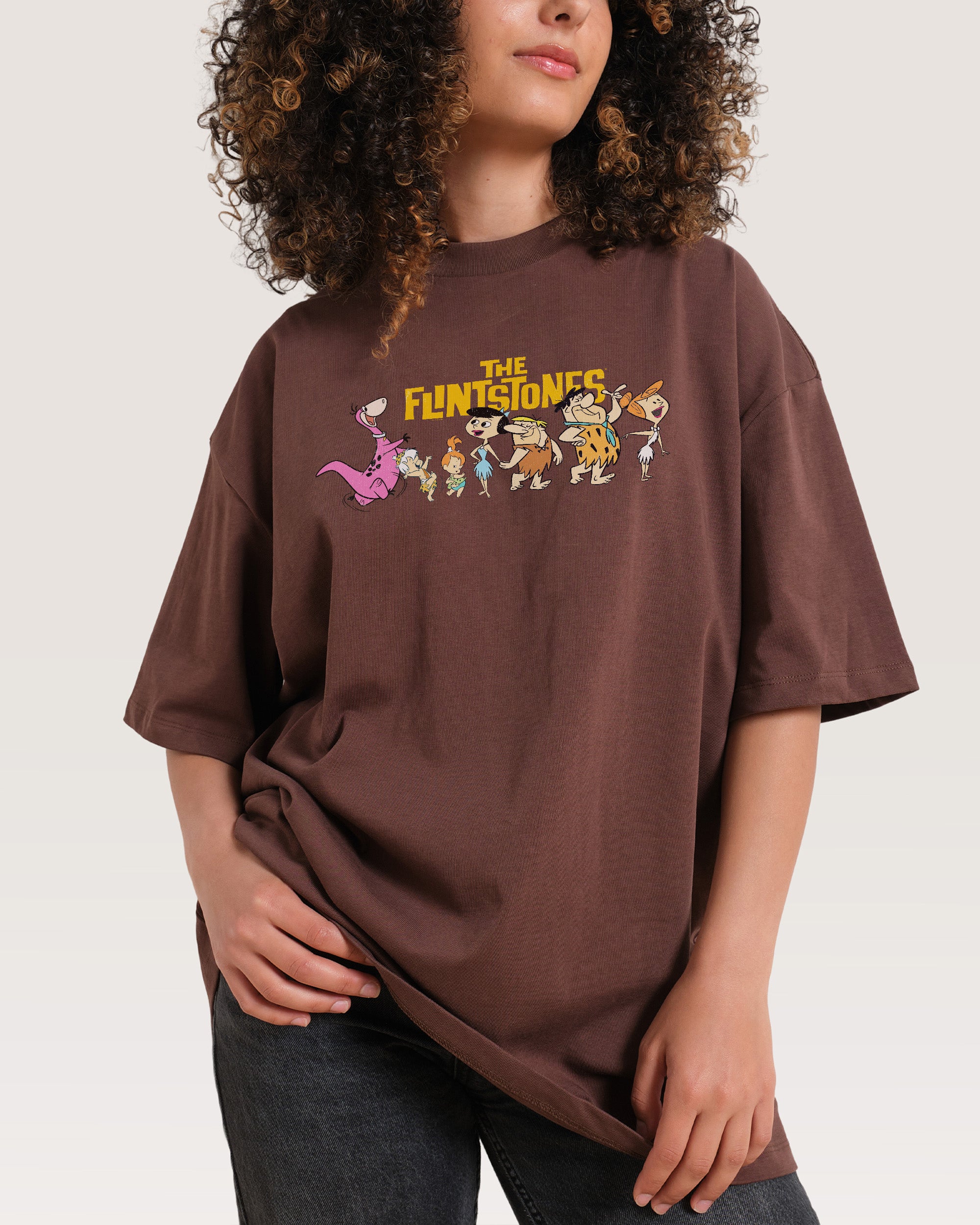 We're The Flintstones Oversized Tee Australia Threadheads Online