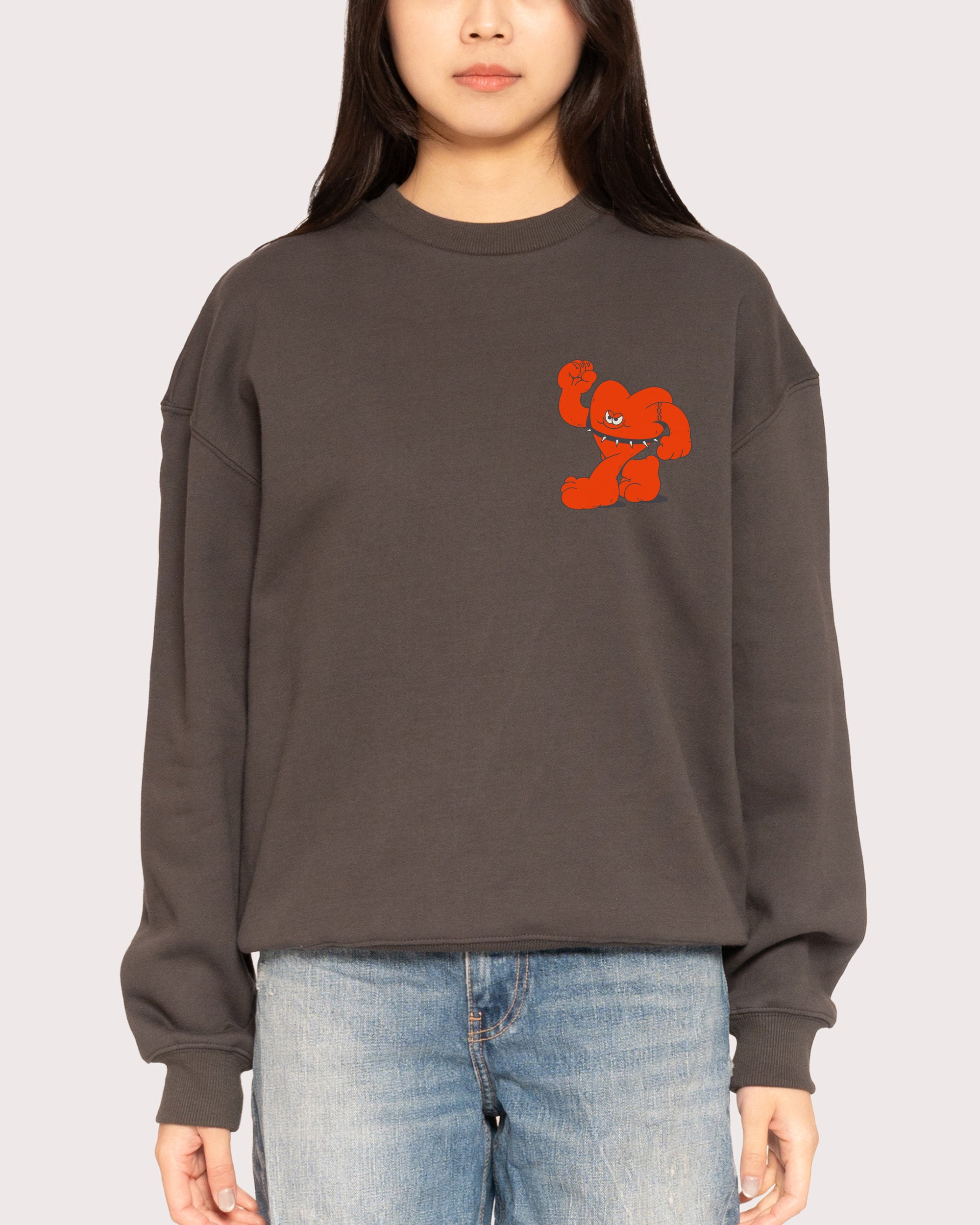 Hardcore Heartcore Charcoal Sweatshirt