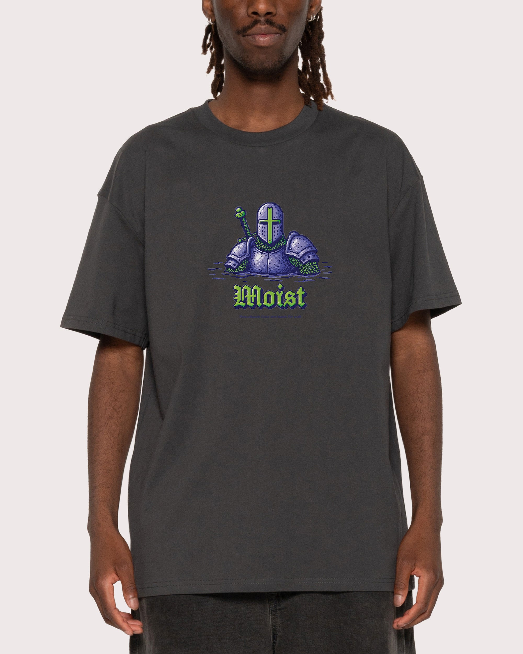 Moist Knight Charcoal T-Shirt