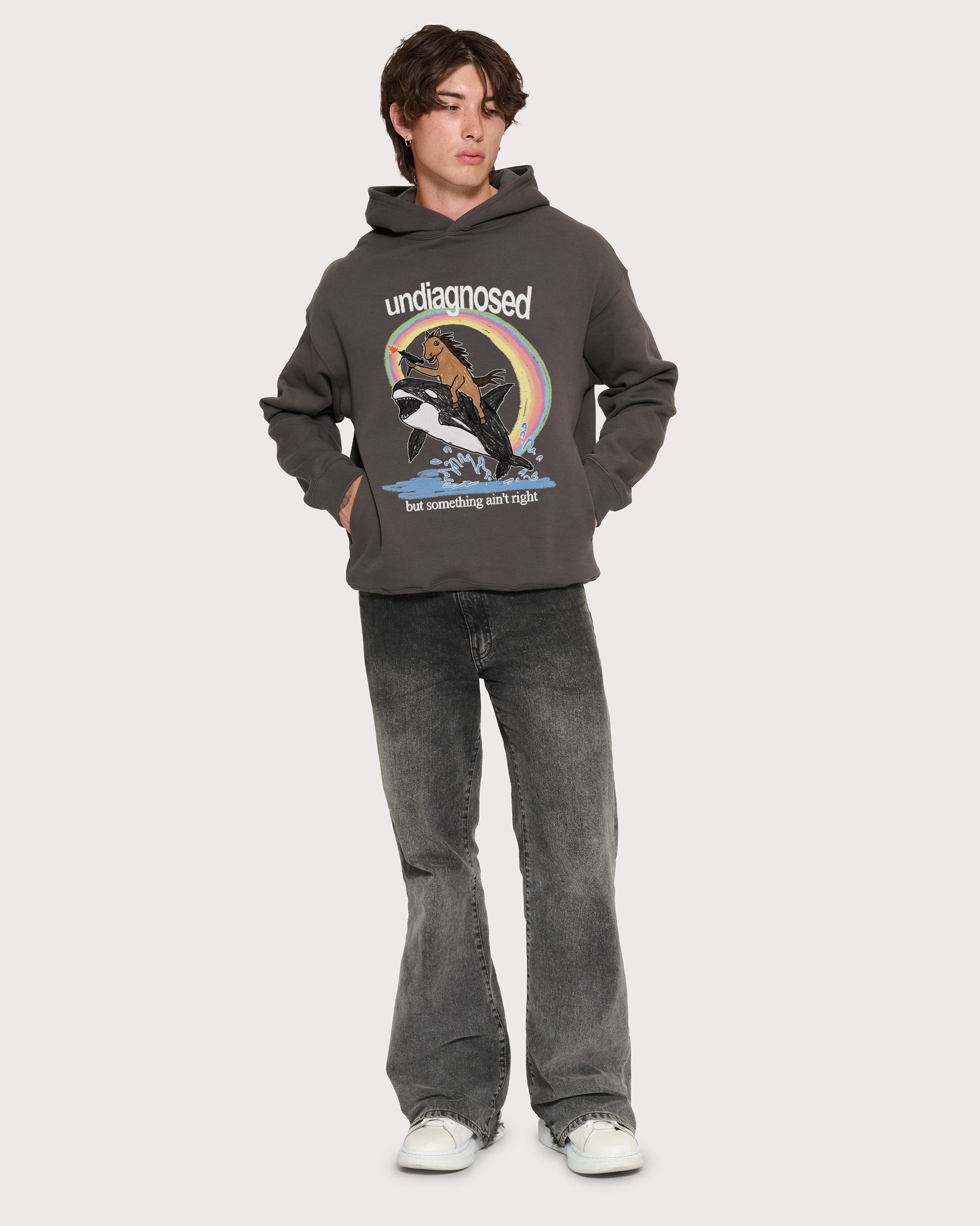 Undiagnosed Charcoal Hoodie