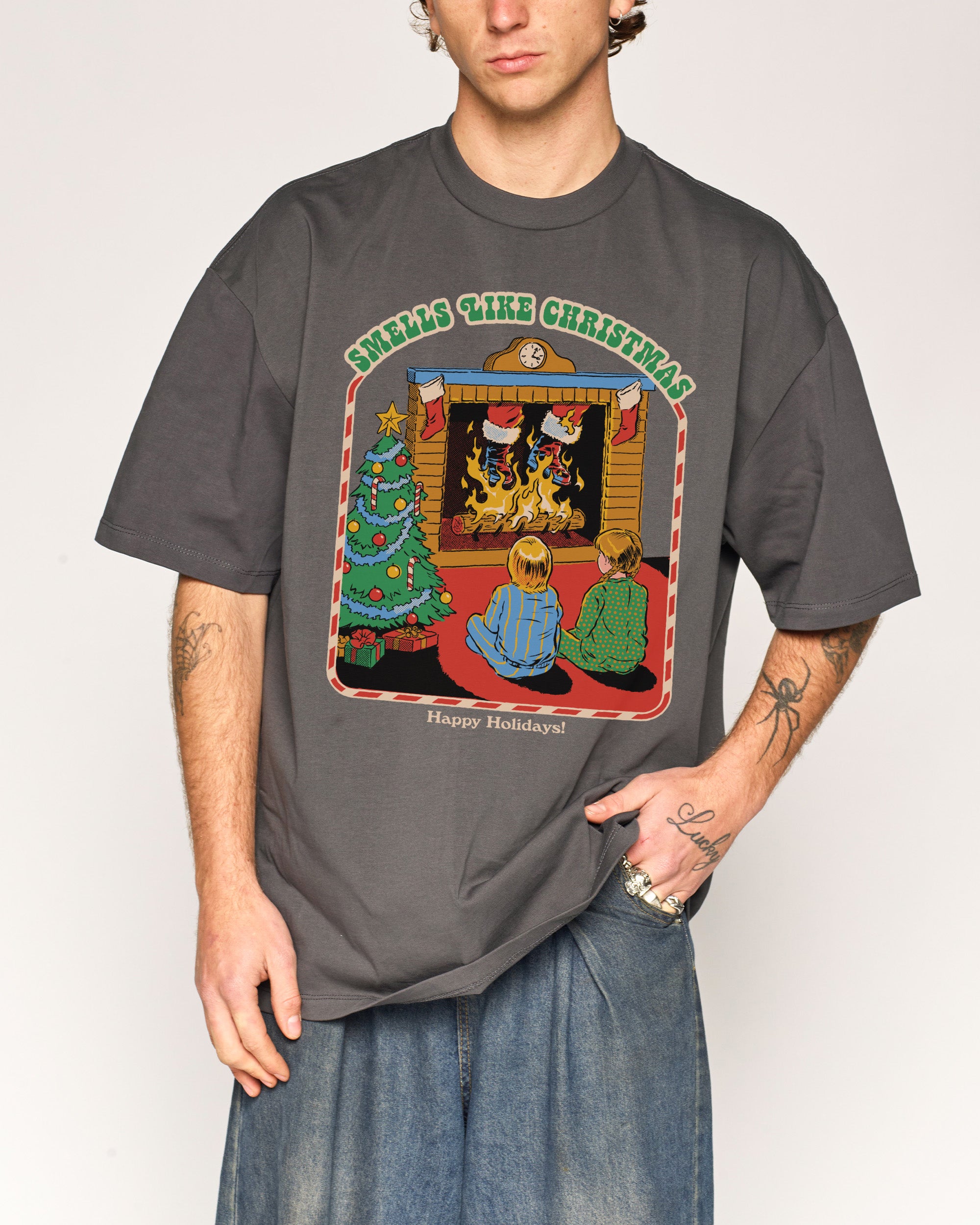 Smells Like Christmas Oversized Tee