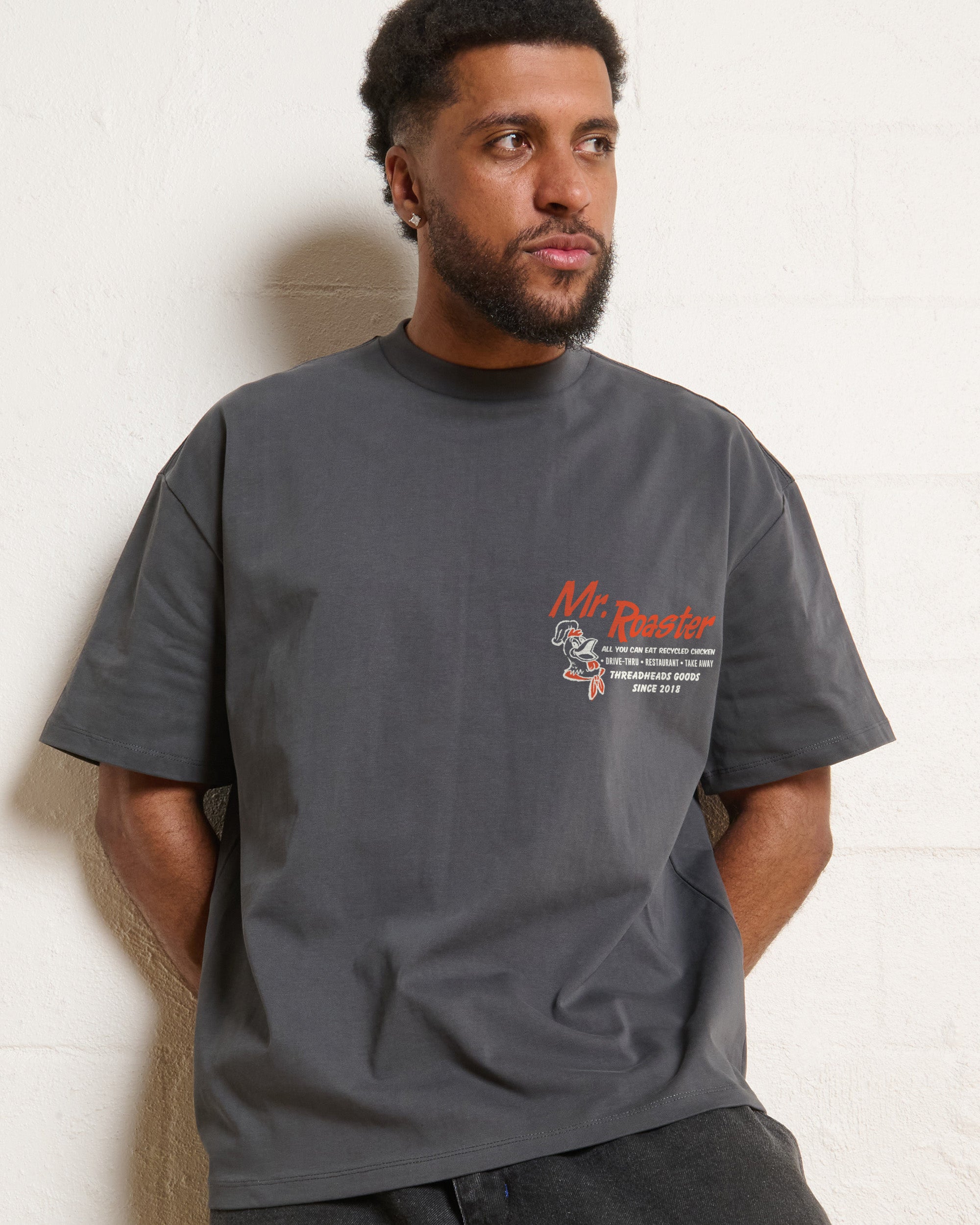 Mr. Roaster Fried Chicken Oversized Tee