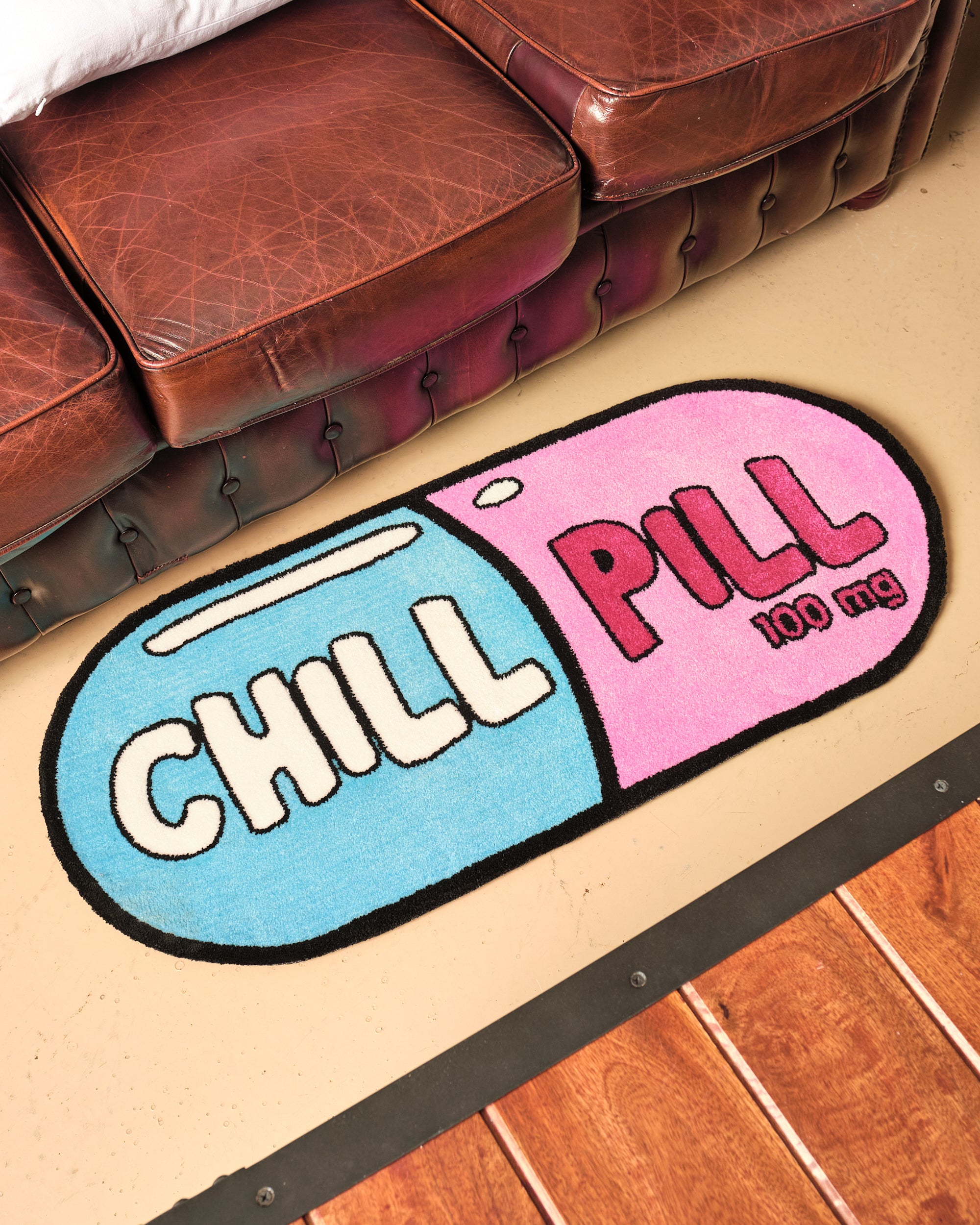 Chill sale pill rug