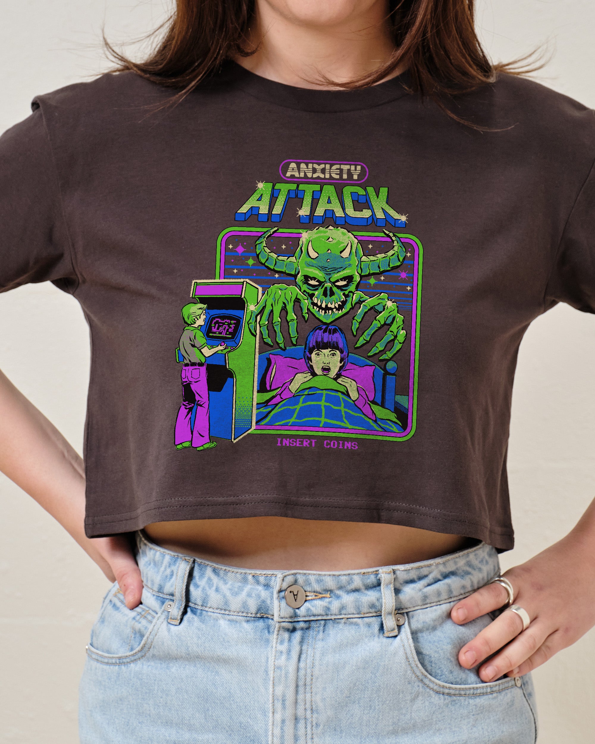 Anxiety Attack Crop Tee