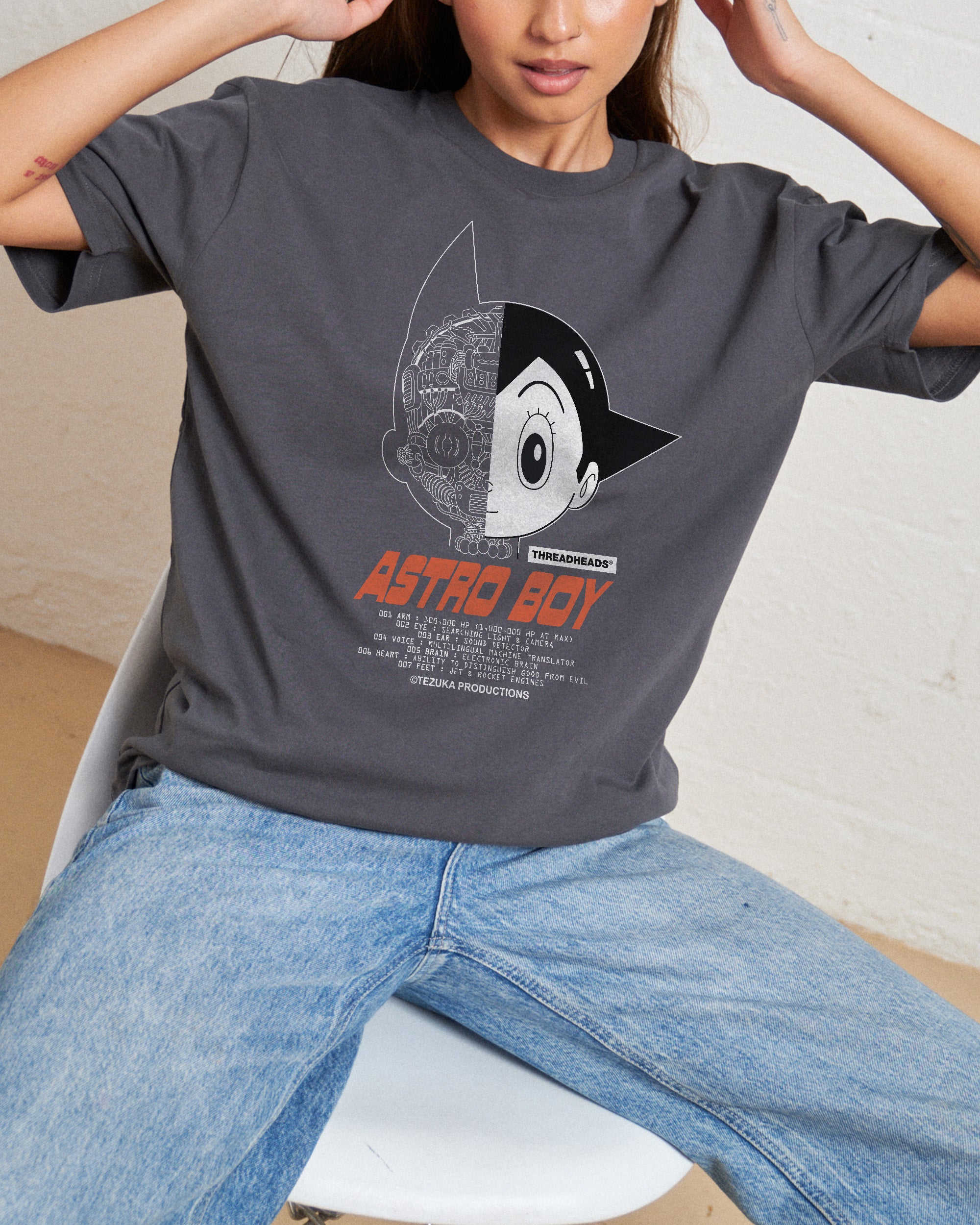 Astro Boy Head Data T-Shirt Australia Online