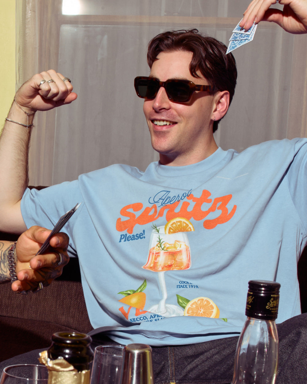 Aperol Spritz Please! Oversized Tee Online Australia