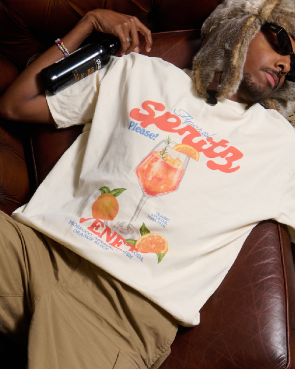 Aperol Spritz Please! Oversized Tee Online Australia