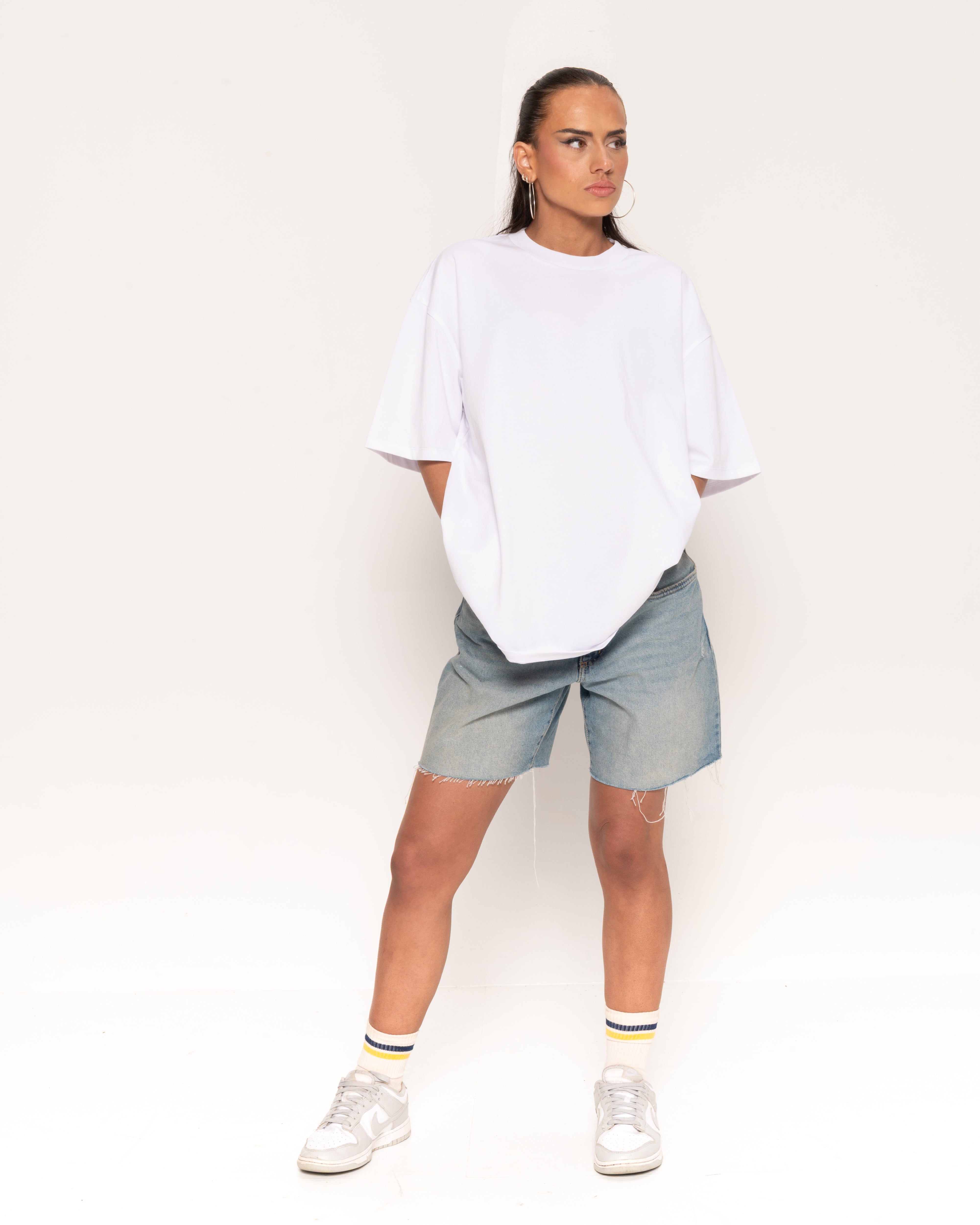 Oversized Tee 2-Pack: Black, White