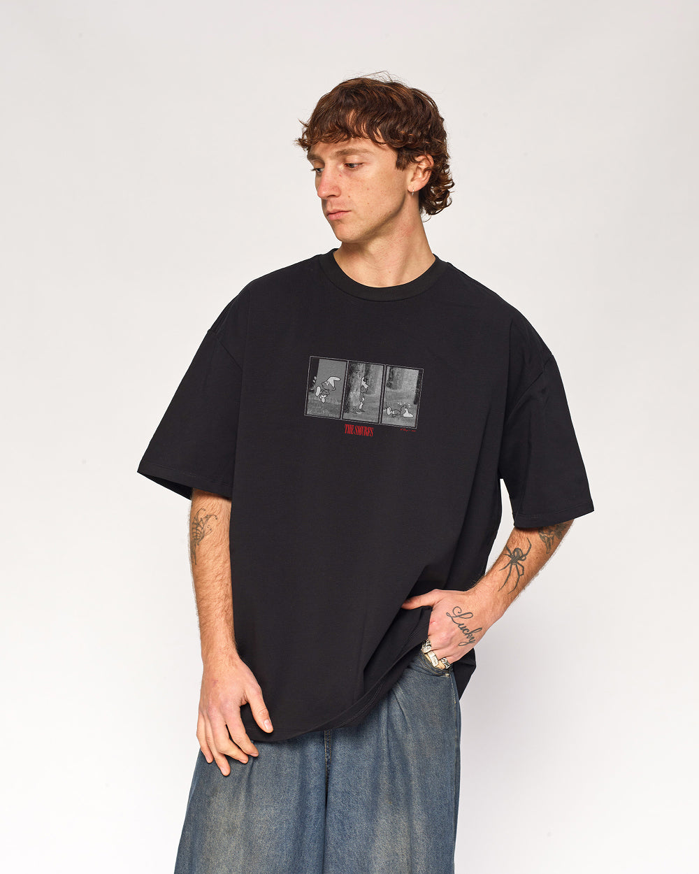 Smurf Noir Oversized Tee