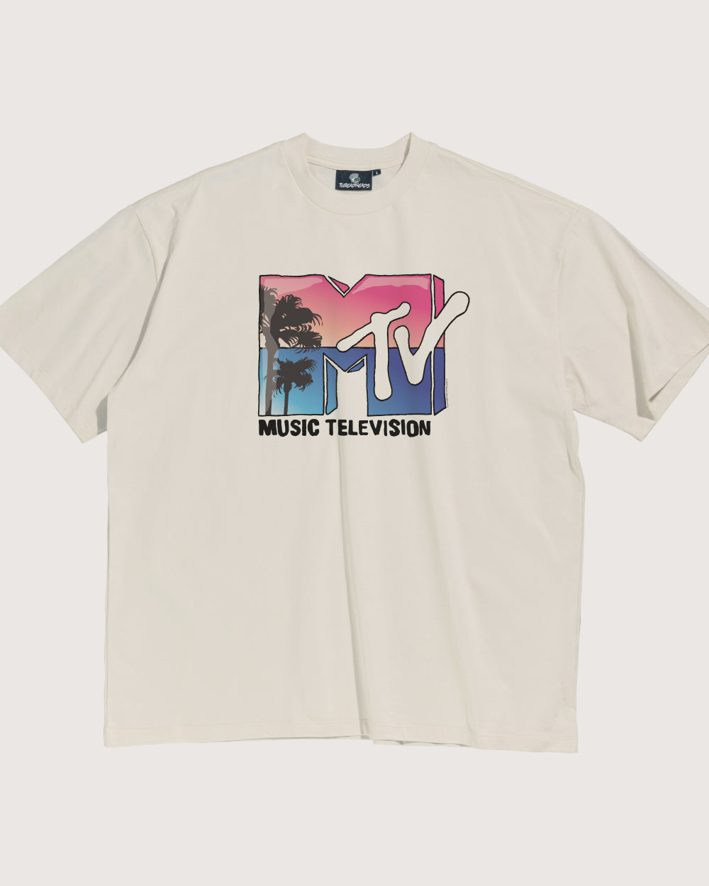 Palm Springs MTV Logo Oversized Tee