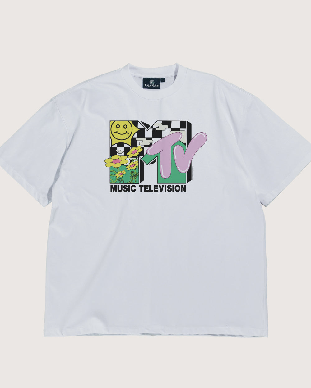 Garden MTV Logo Oversized Tee