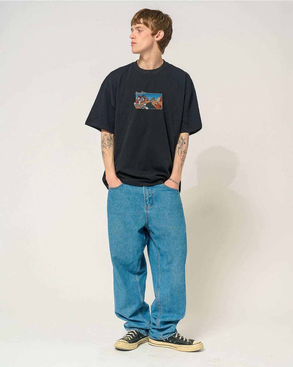 The Great Bugs Escape Oversized Tee Threadheads Australia #colour_black
