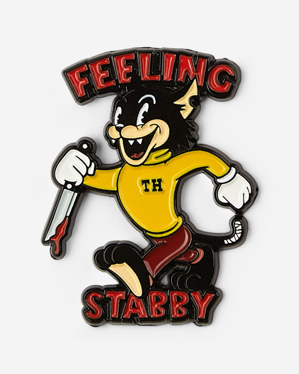 Feeling Stabby Enamel Pin Australia Online