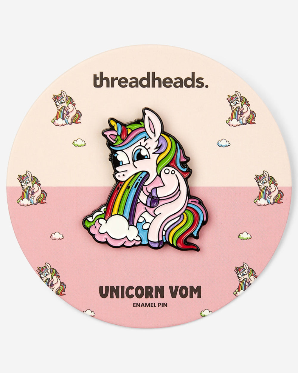 Unicorn Vom Enamel Pin Australia Online