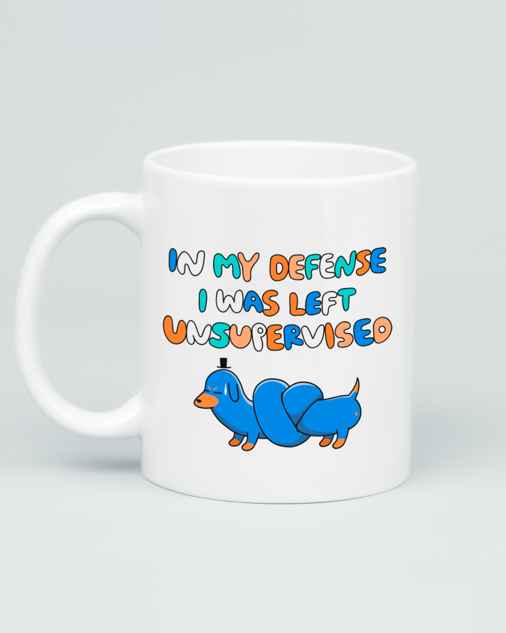 In My Defence I Was Left Unsupervised Mug | Threadheads Exclusive