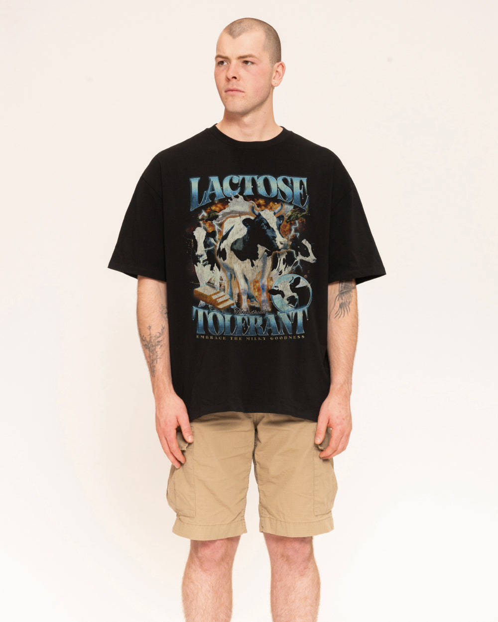 Lactose Tolerant Oversized Tee | Vintage Heavy Oversized Tee