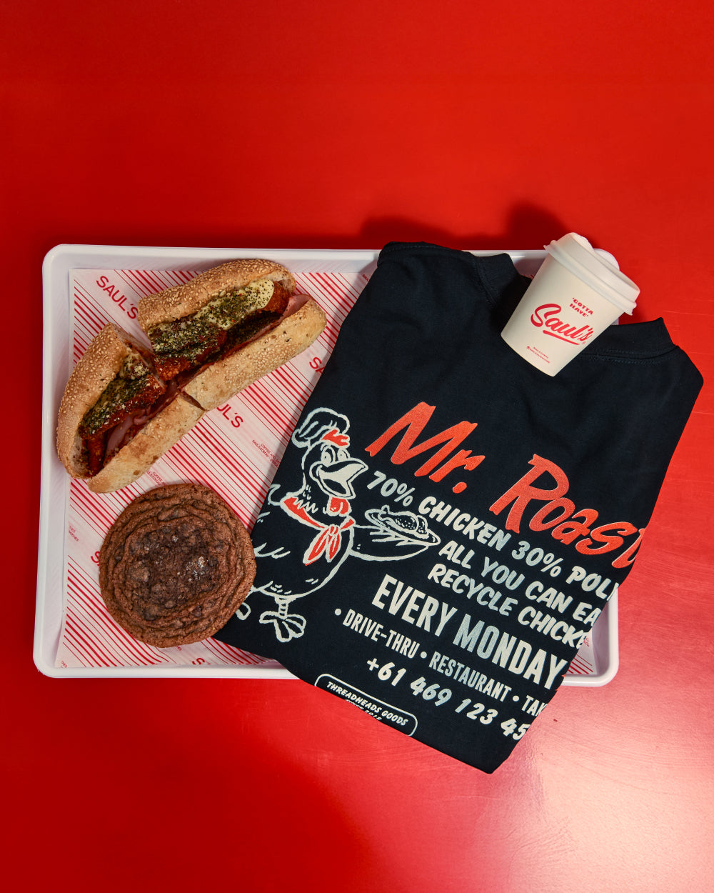 Mr. Roaster Fried Chicken Oversized Tee