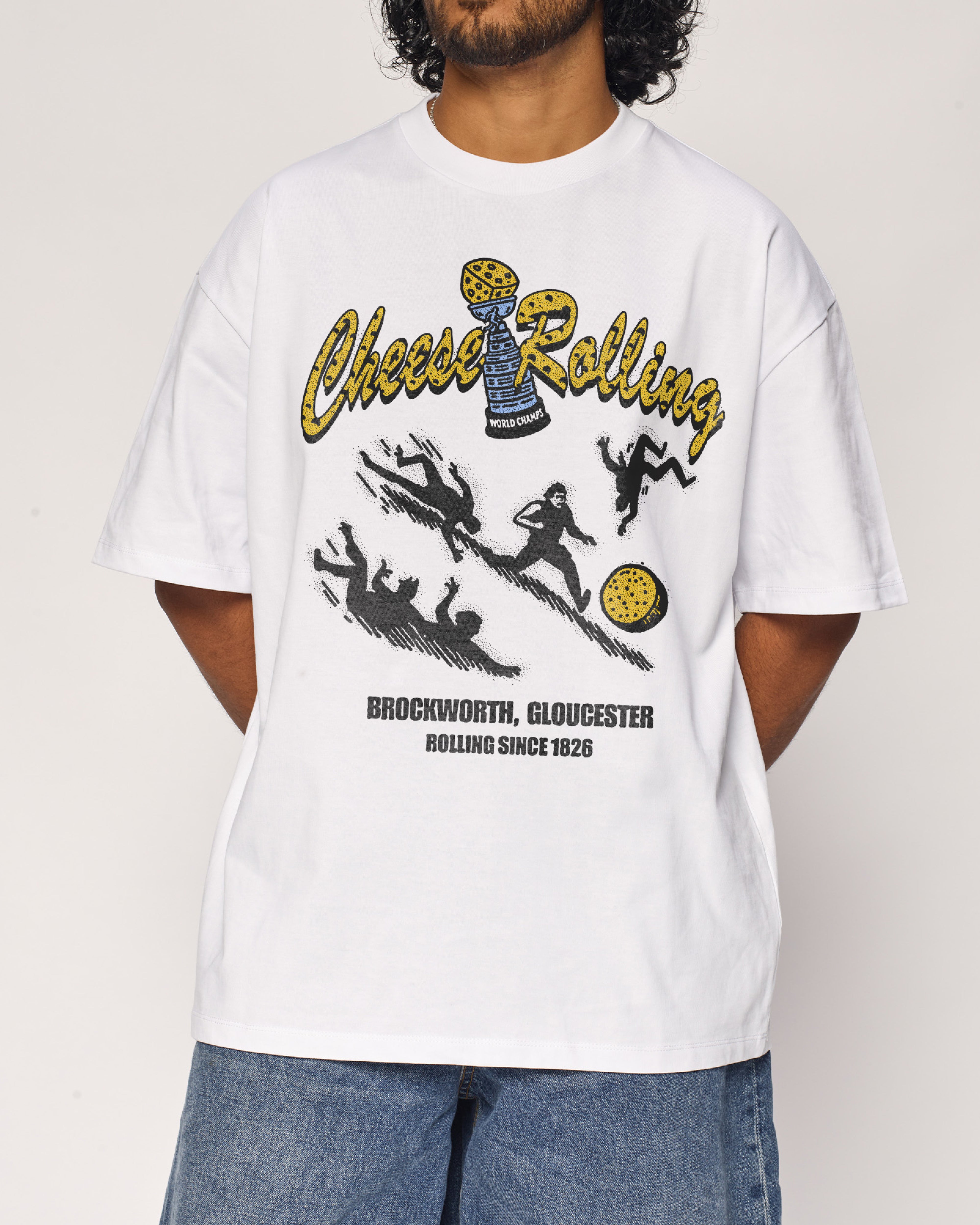 Cheese Rolling Oversized Tee