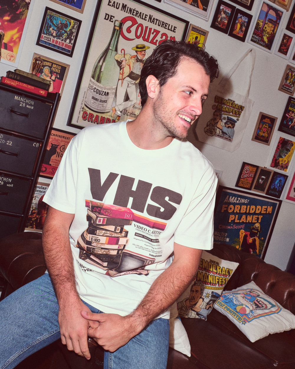 Vintage VHS Tapes T-Shirt | Retro T-Shirt | Threadheads