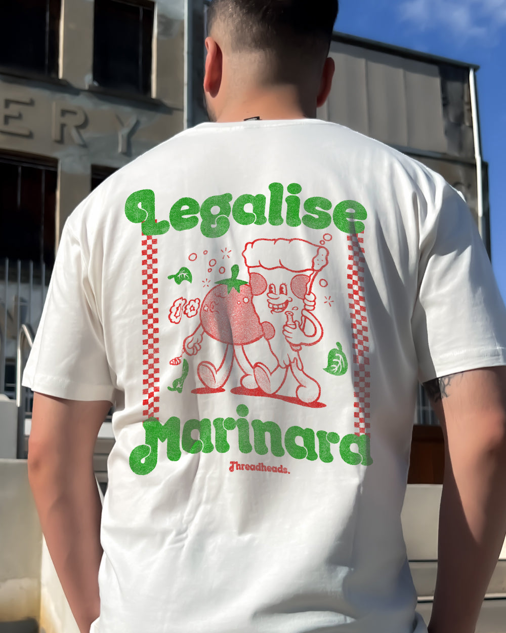 Legalise Marinara | Front & Back Design