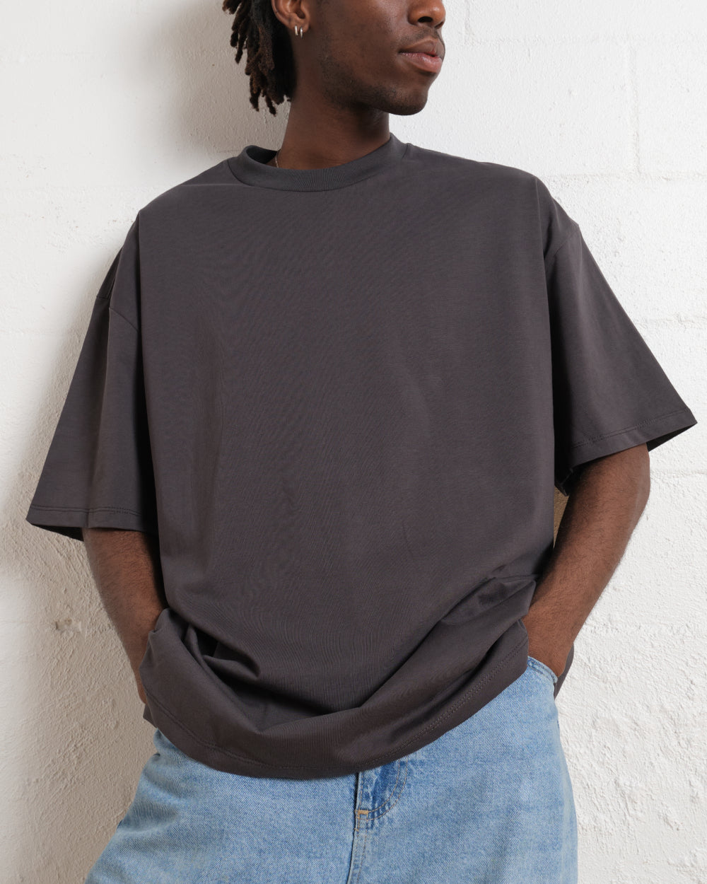 Oversized Tee 4 Pack: Brown, Lilac, Charcoal, Natural