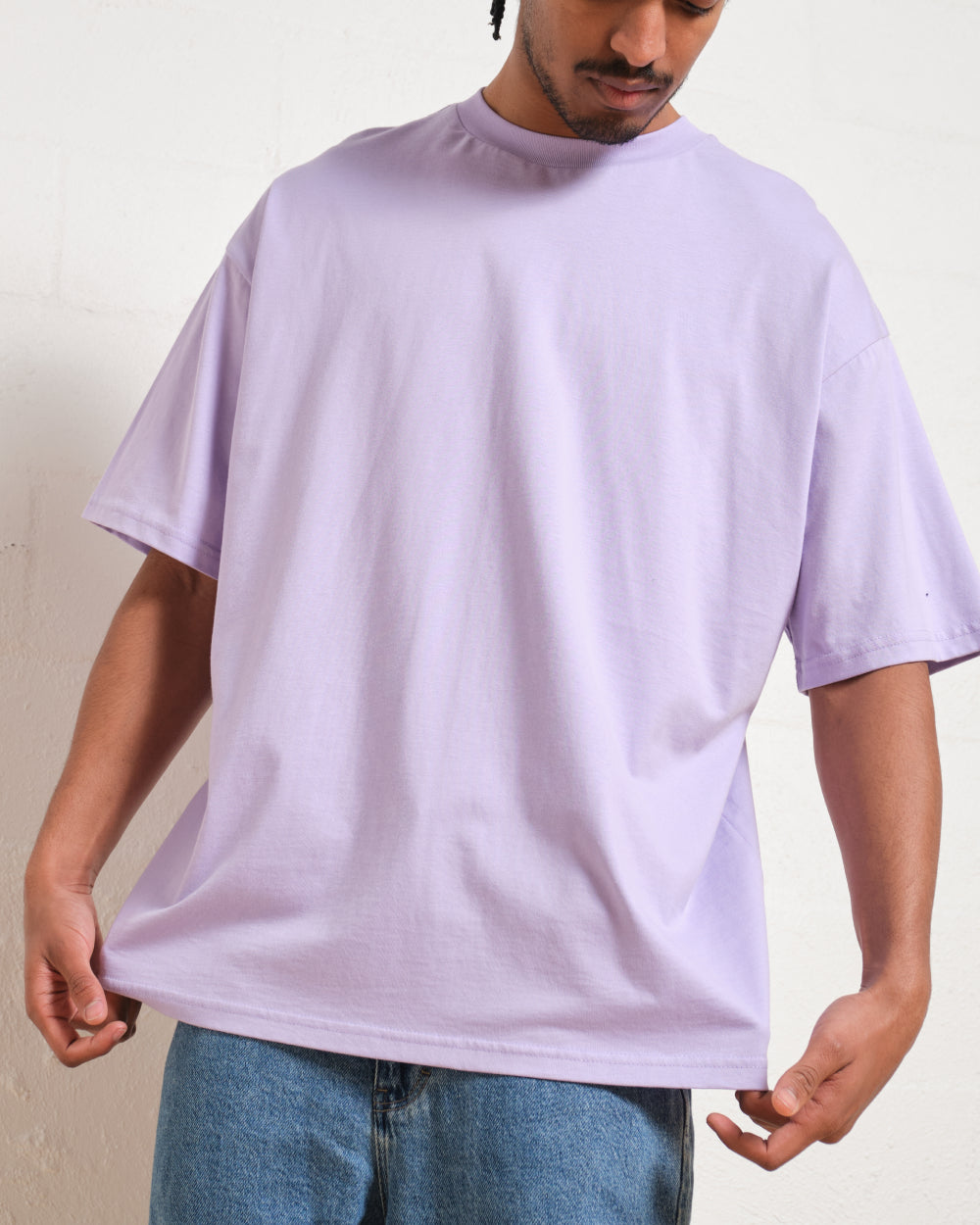Oversized Tee 4 Pack: Black, White, Lilac, Powder Blue