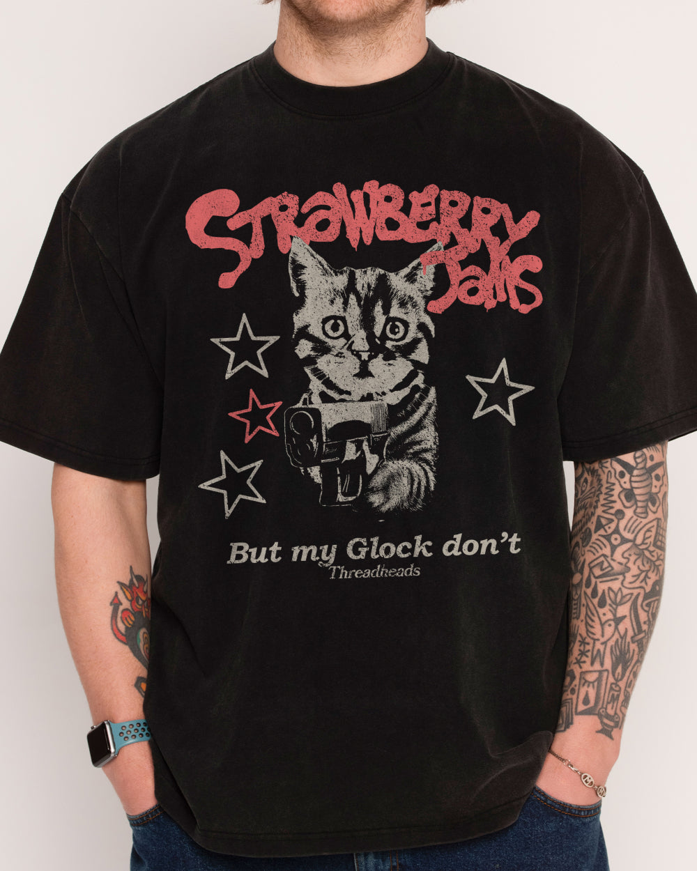 Strawberry Jams Wash Tee Australia Threadheads Online
