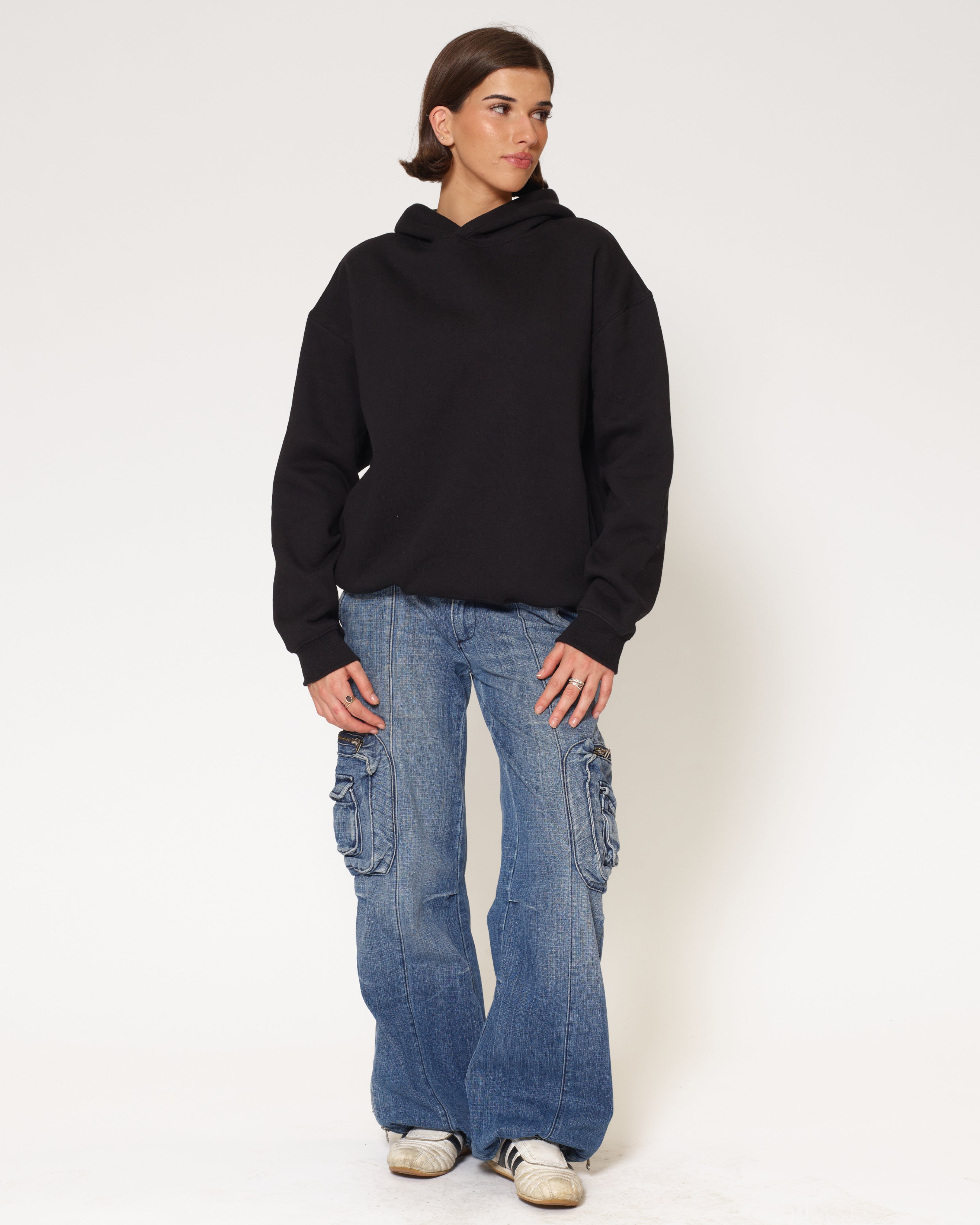 Classic Hoodie 2 Pack: Black, Natural Blank Hoodie – view 3