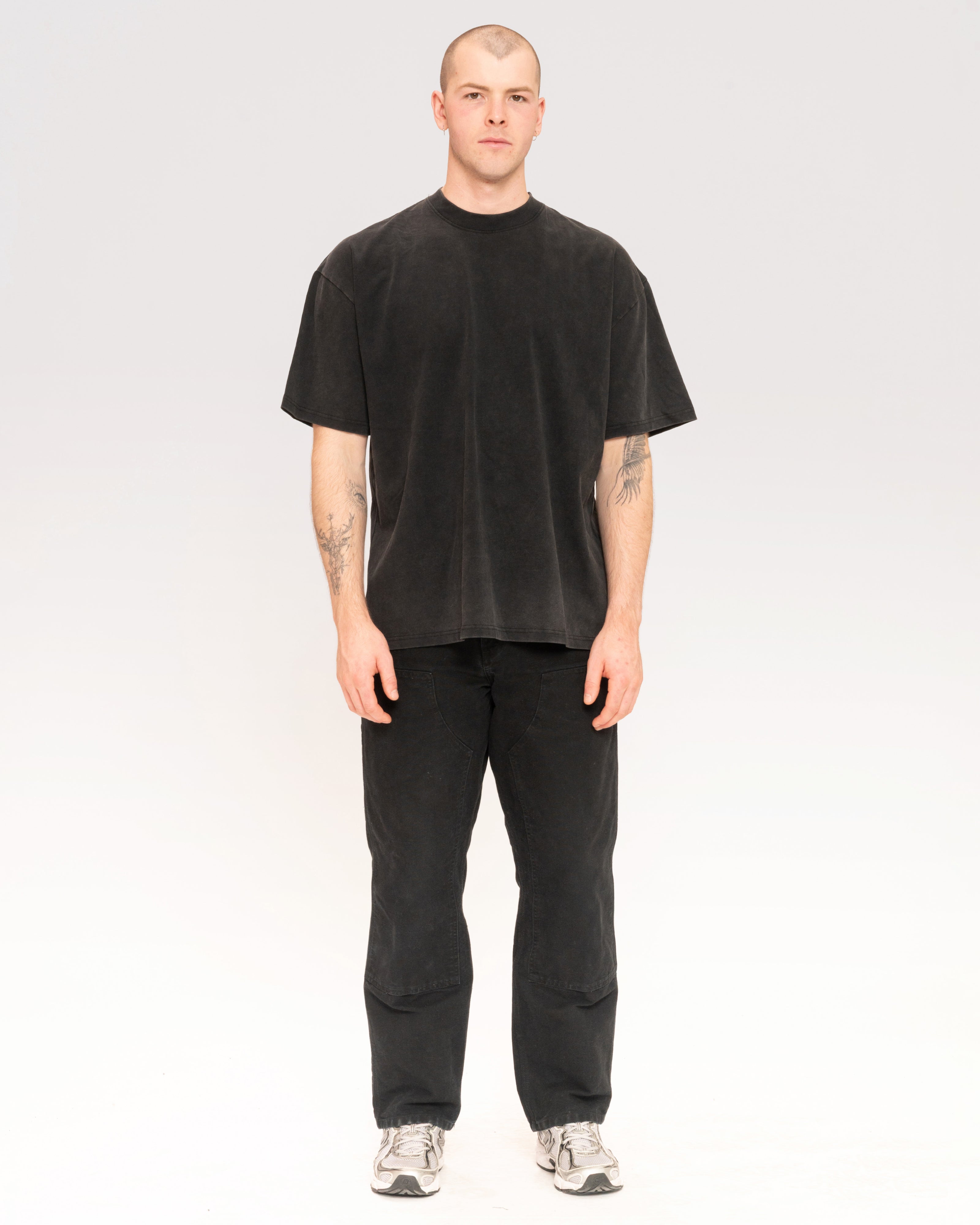 Wash Tee 2 Pack: Black Stone, Grey Stone