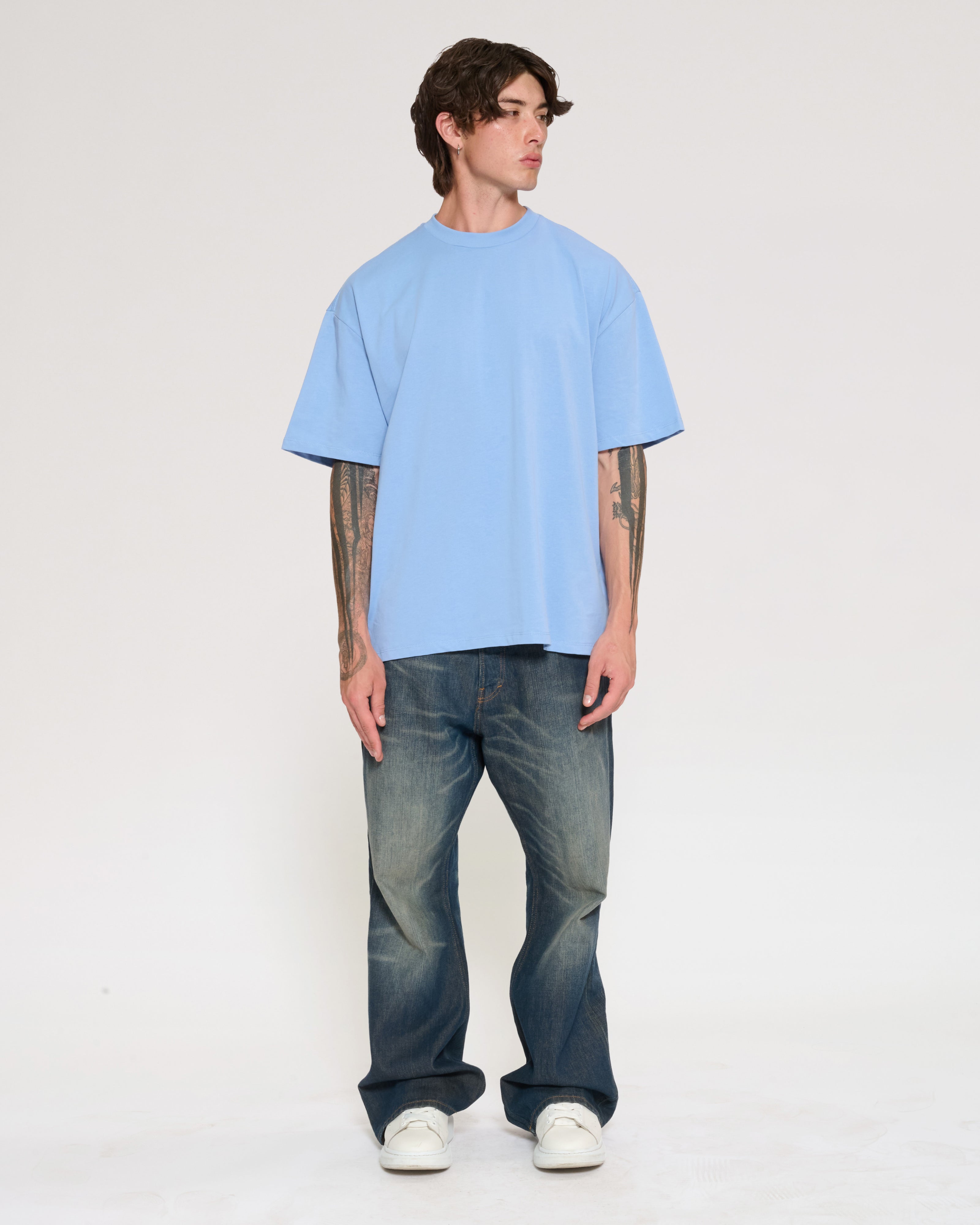 Oversized Tee 4 Pack: Powder Blue, Lilac, White, Natural