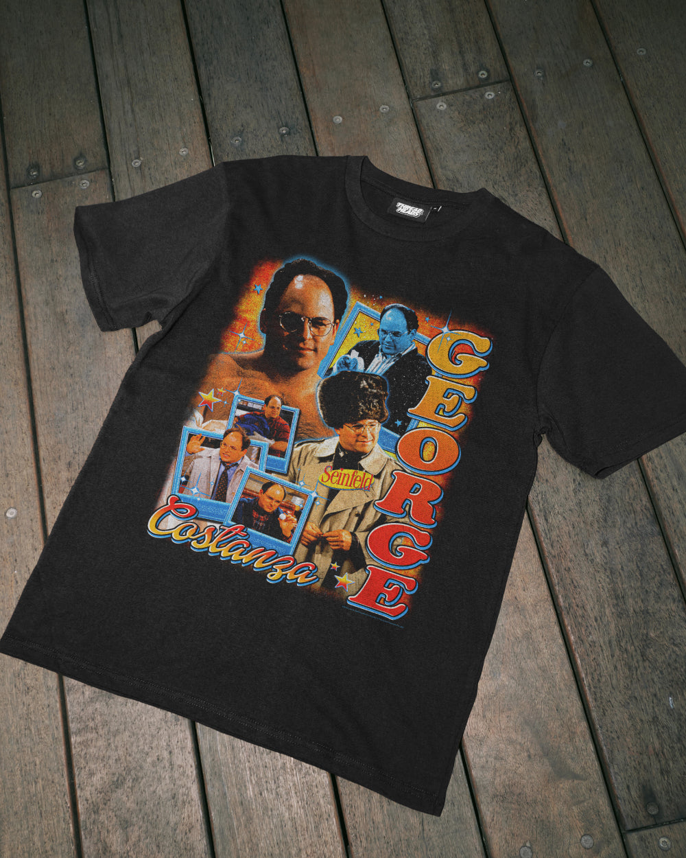 Sweat à Capuche Seinfeld - Série Rétro - Homme - Taille S à 3XL - Noir - Coton Blend