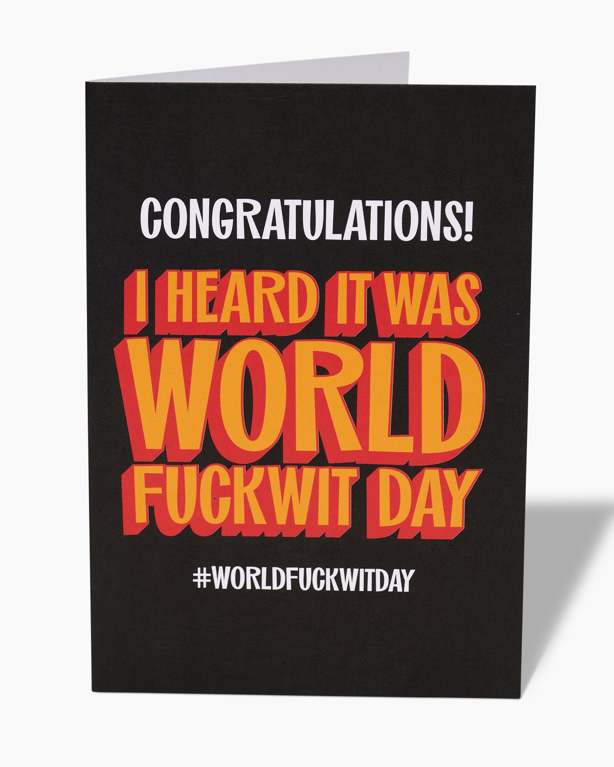 Congratulations Fuckwit Greeting Card Australia Online