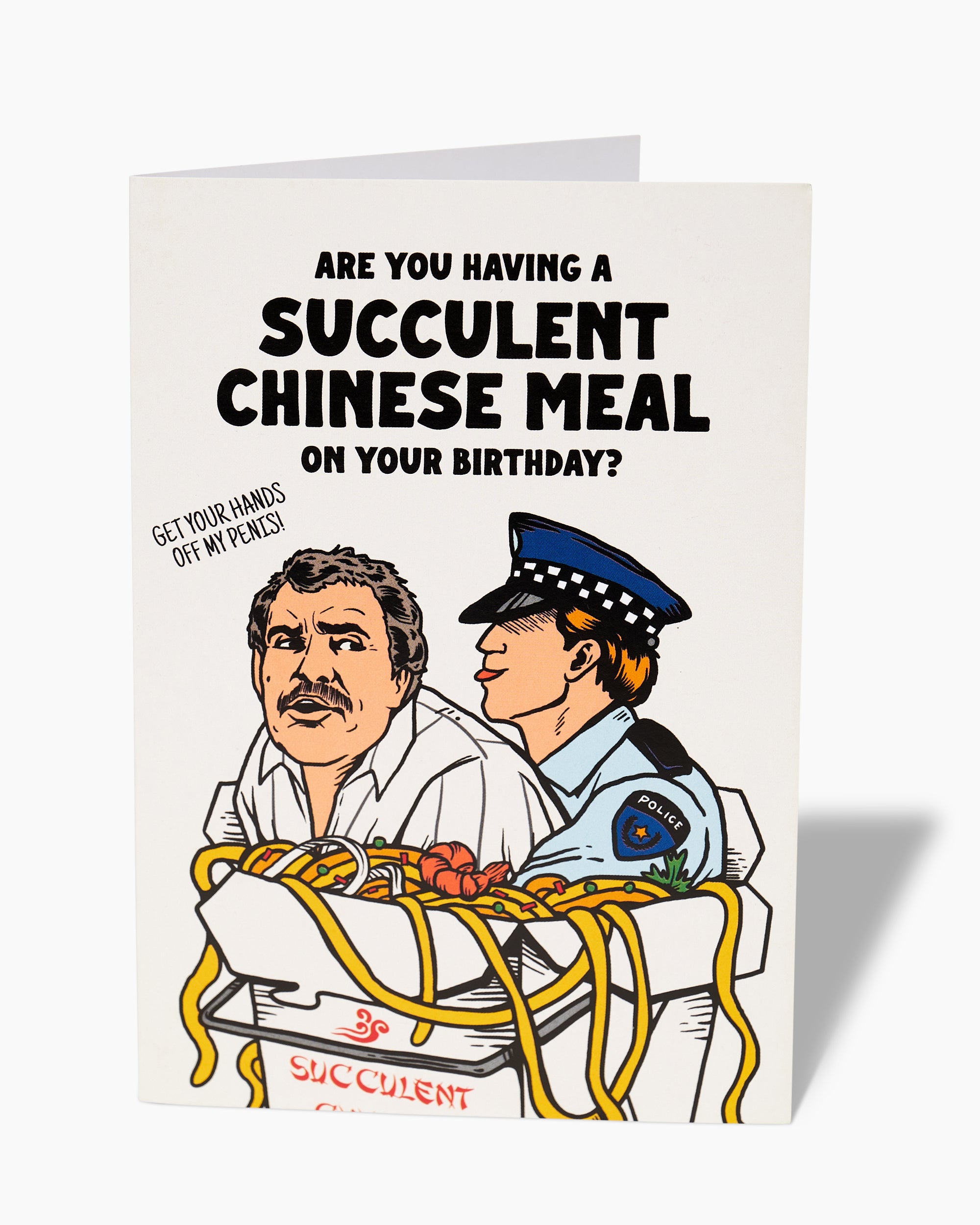 Succulent Chinese Meal Greeting Card Australia Online