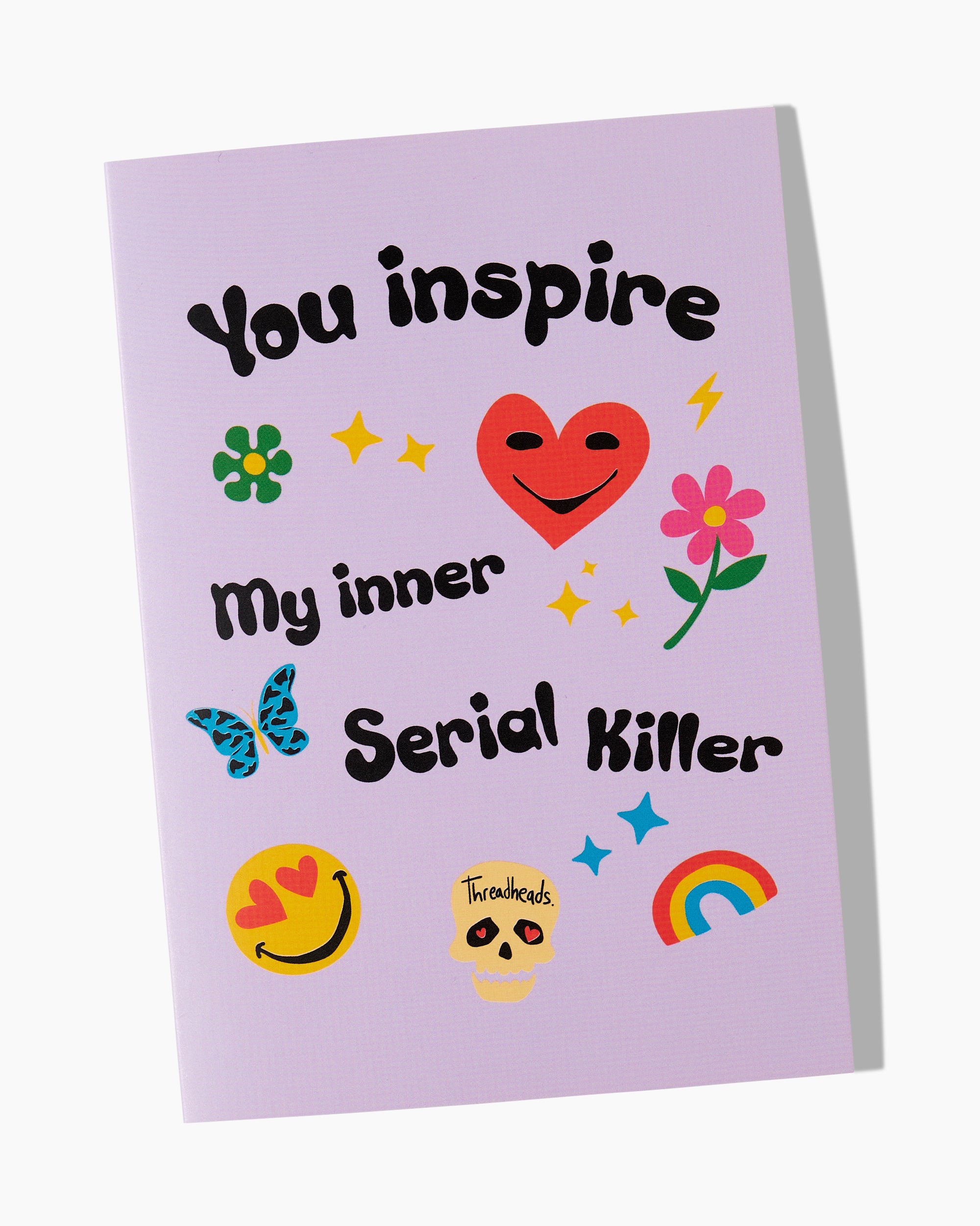 Inspire my Inner Serial Killer Greeting Card Australia Online