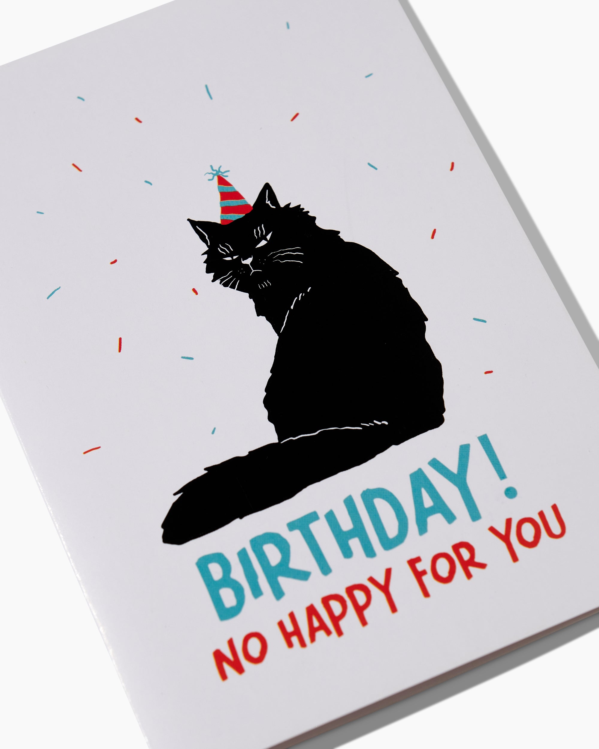 No Happy For You Greeting Card Australia Online