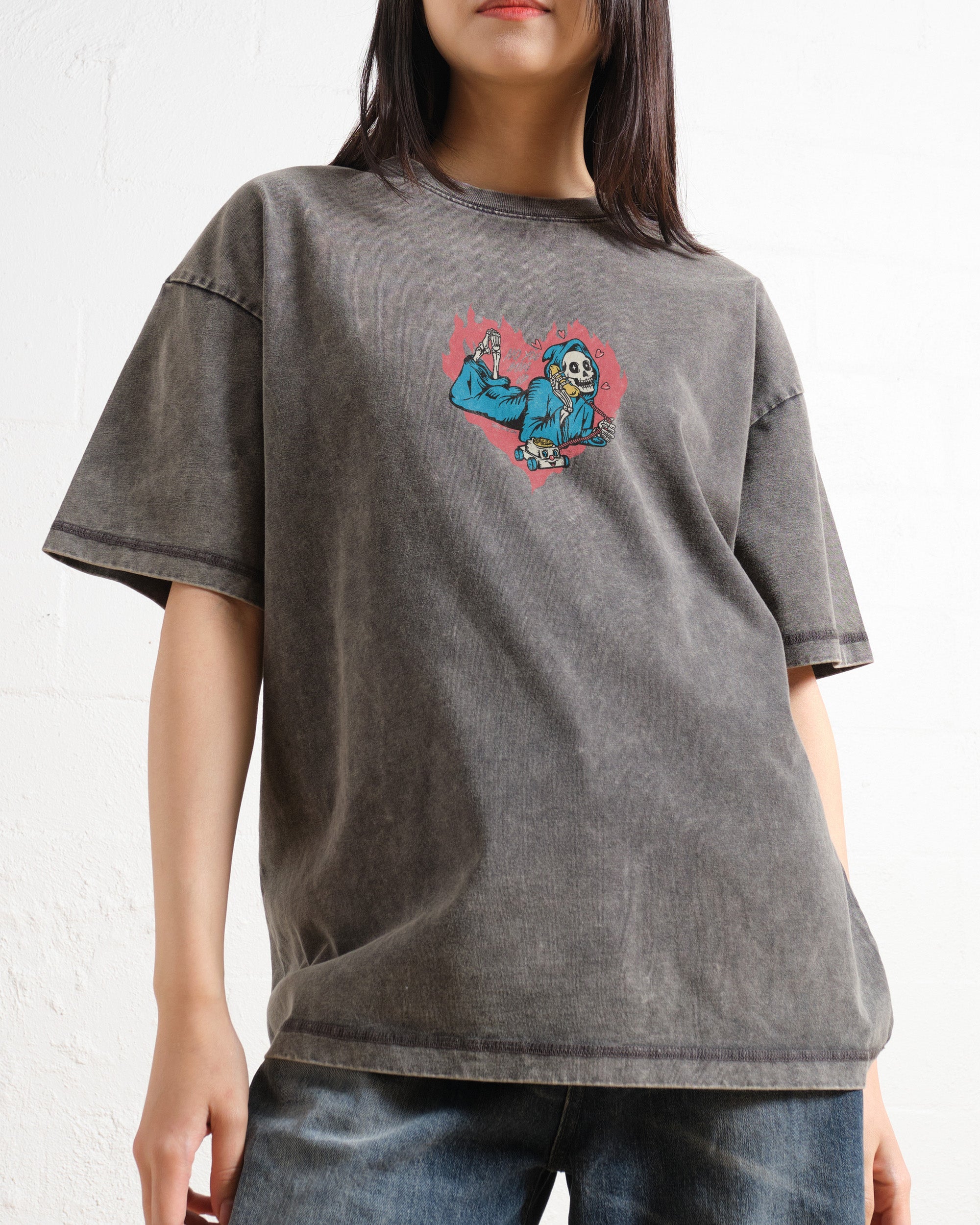 No You Hang Up Oversized Tee