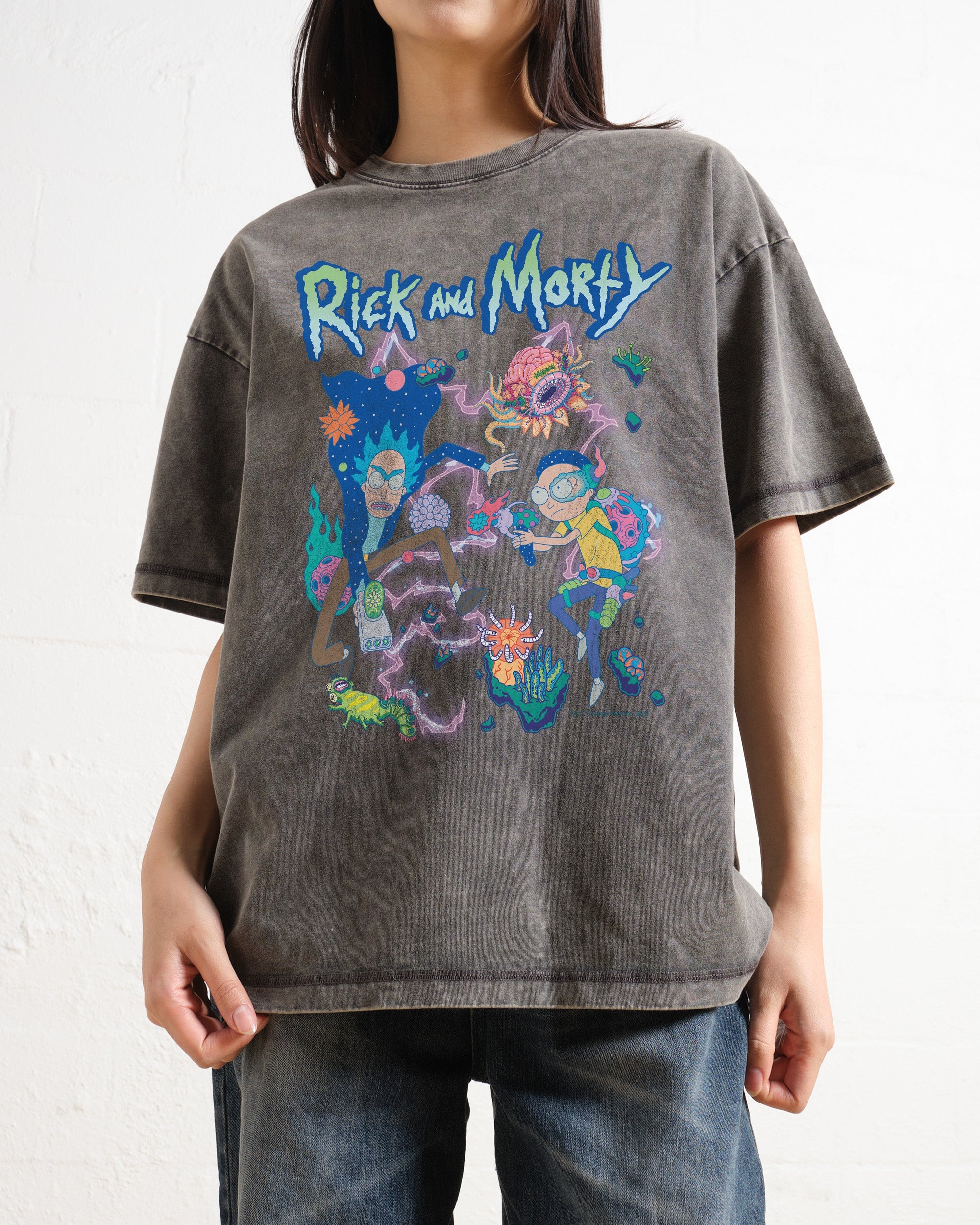 Rick and Morty Creatures Wash Tee Australia Online