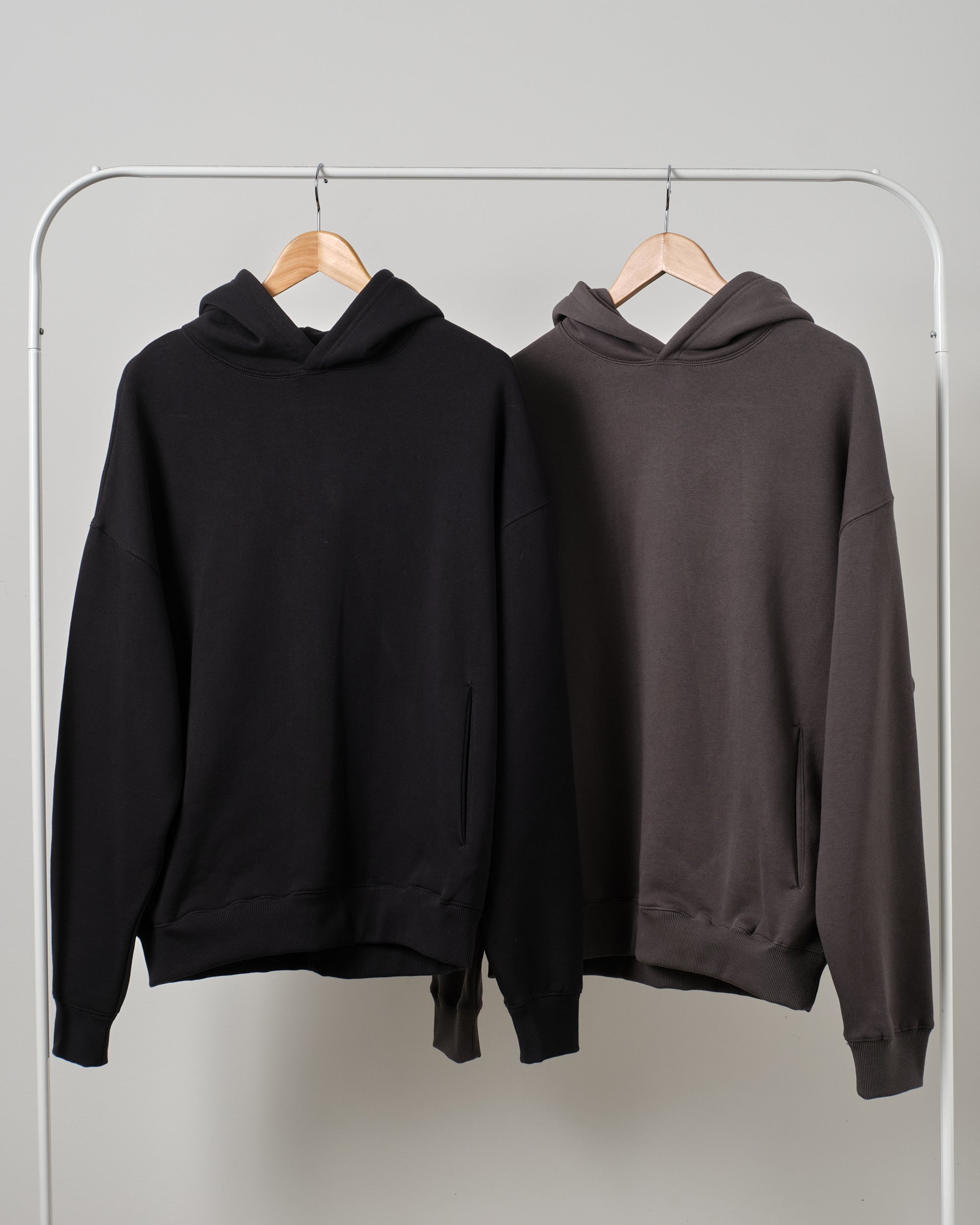 Hoodie 2 Pack Charcoal Black