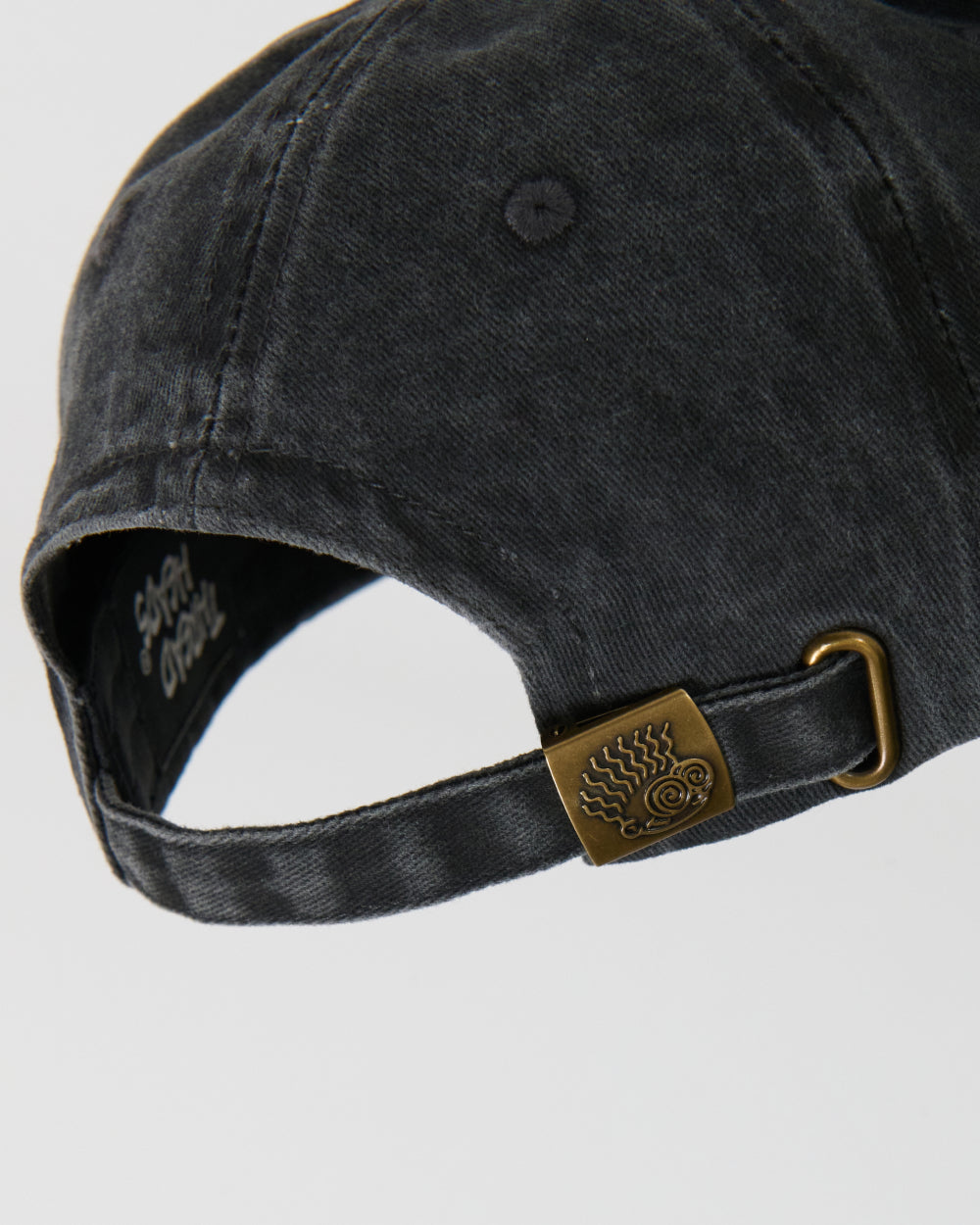 Essential Black Washed Cotton Hat