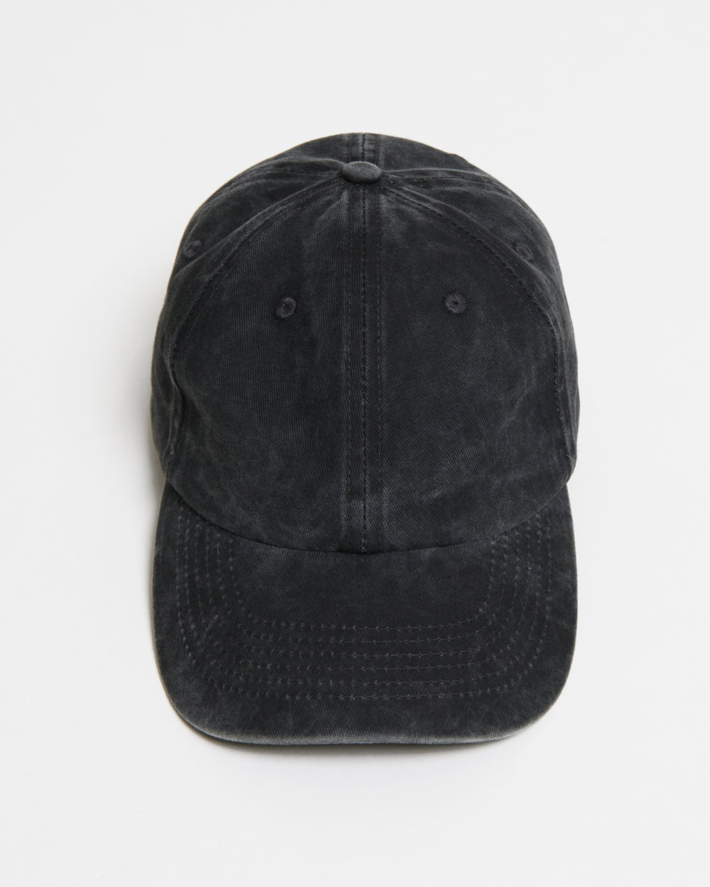 Essential Black Washed Cotton Hat