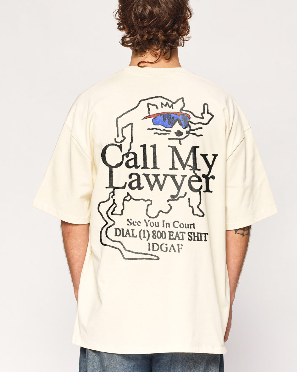 Call My Lawyer Oversized Tee