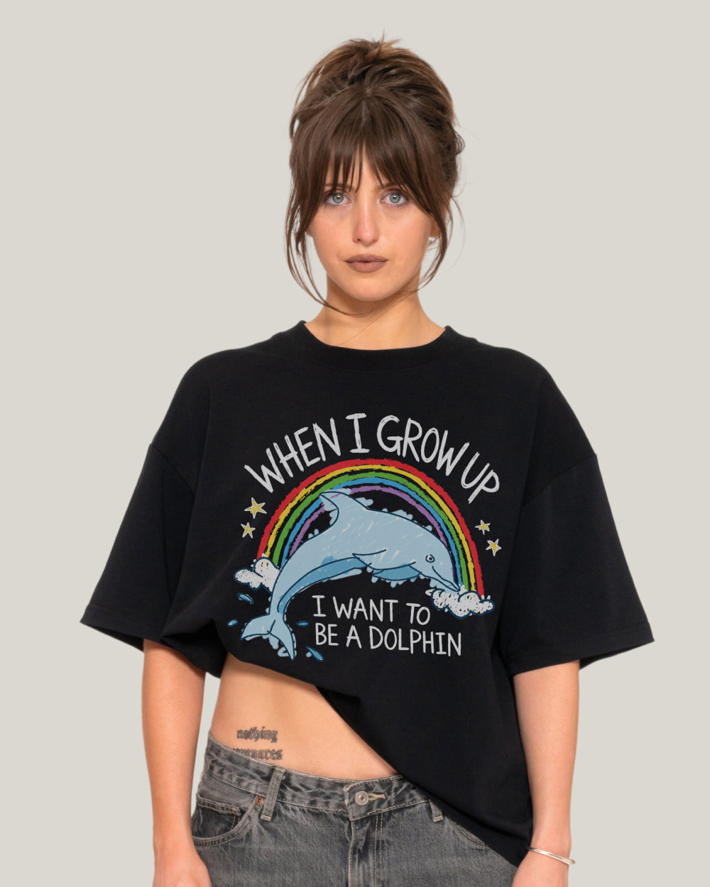 Custom Boxy Crop Tee