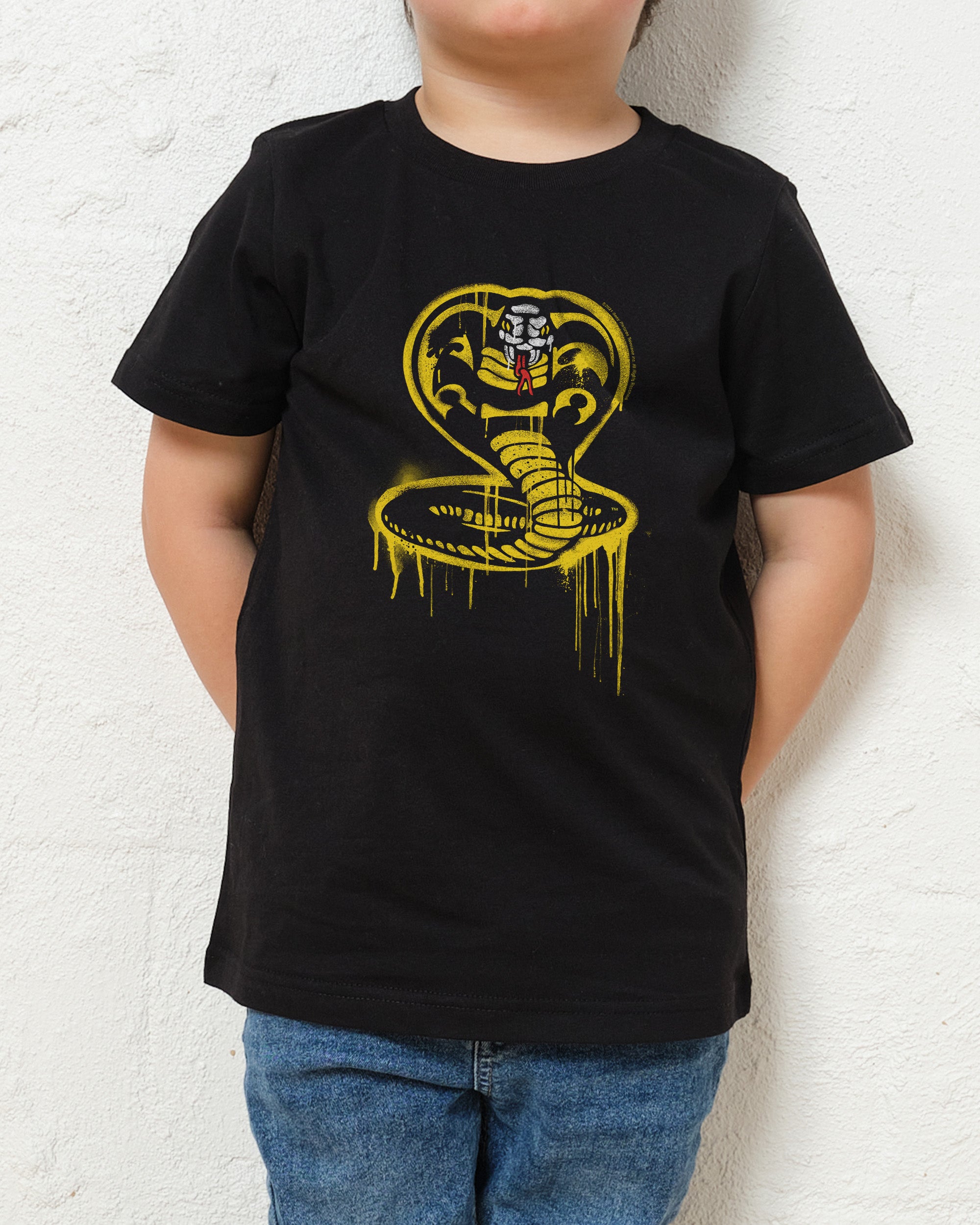 Cobra Kai Drip Logo Kids T-Shirt | Official Cobra Kai Merch | Threadheads