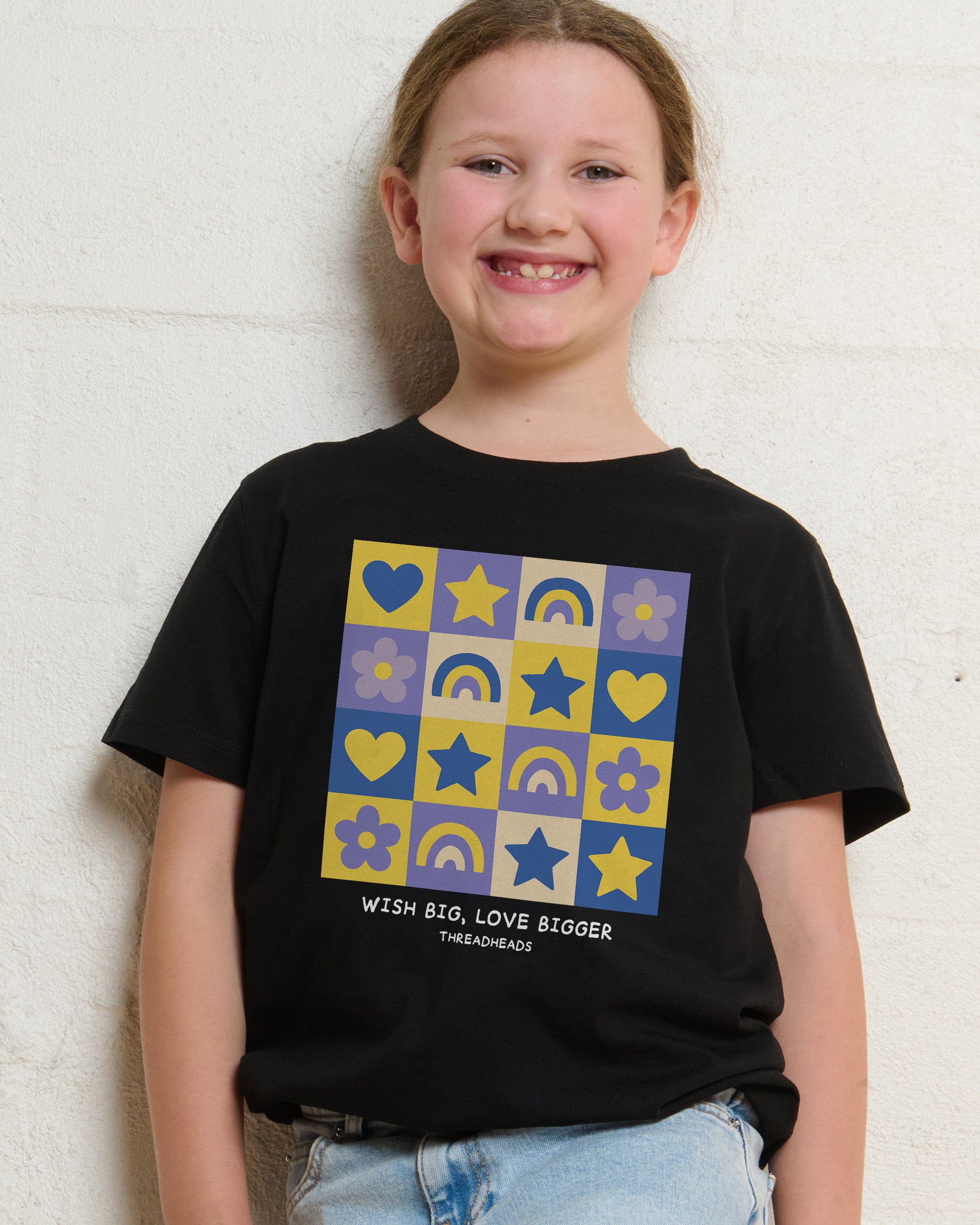 Wish Big, Love Bigger Kids T-Shirt Online Australia