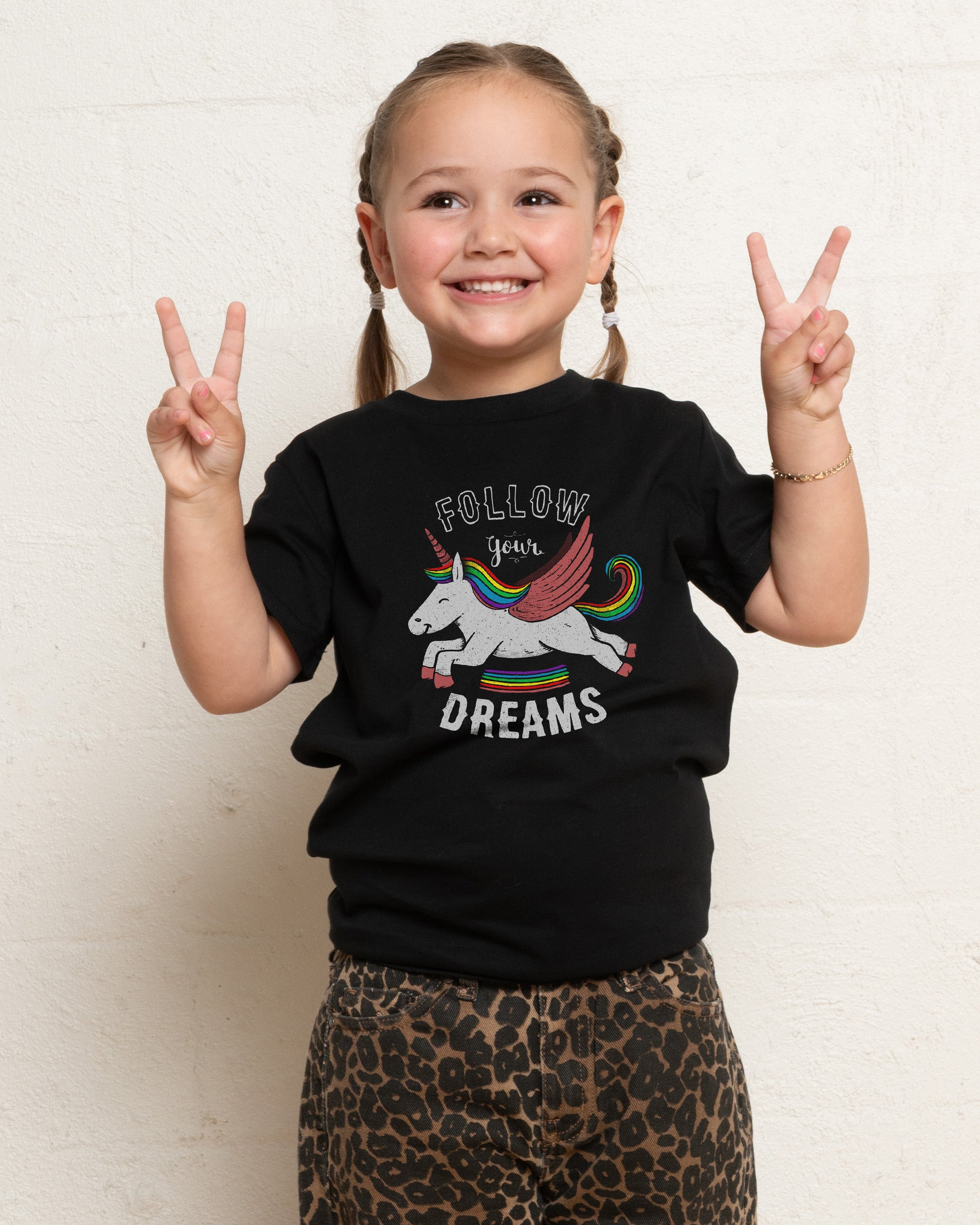 Follow Your Dreams Unicorn Kids T-Shirt
