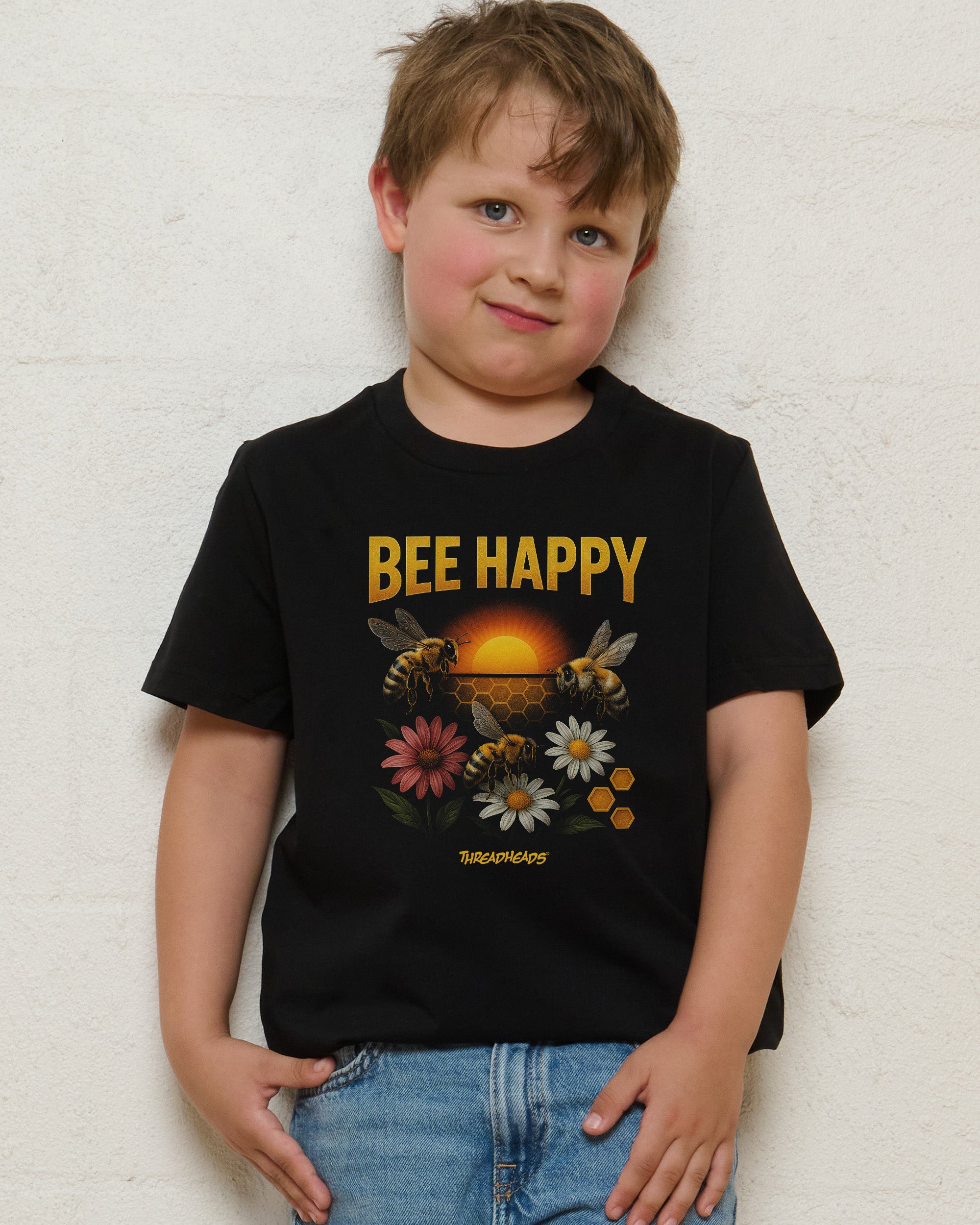 Bee Happy Kids T-Shirt Online Australia