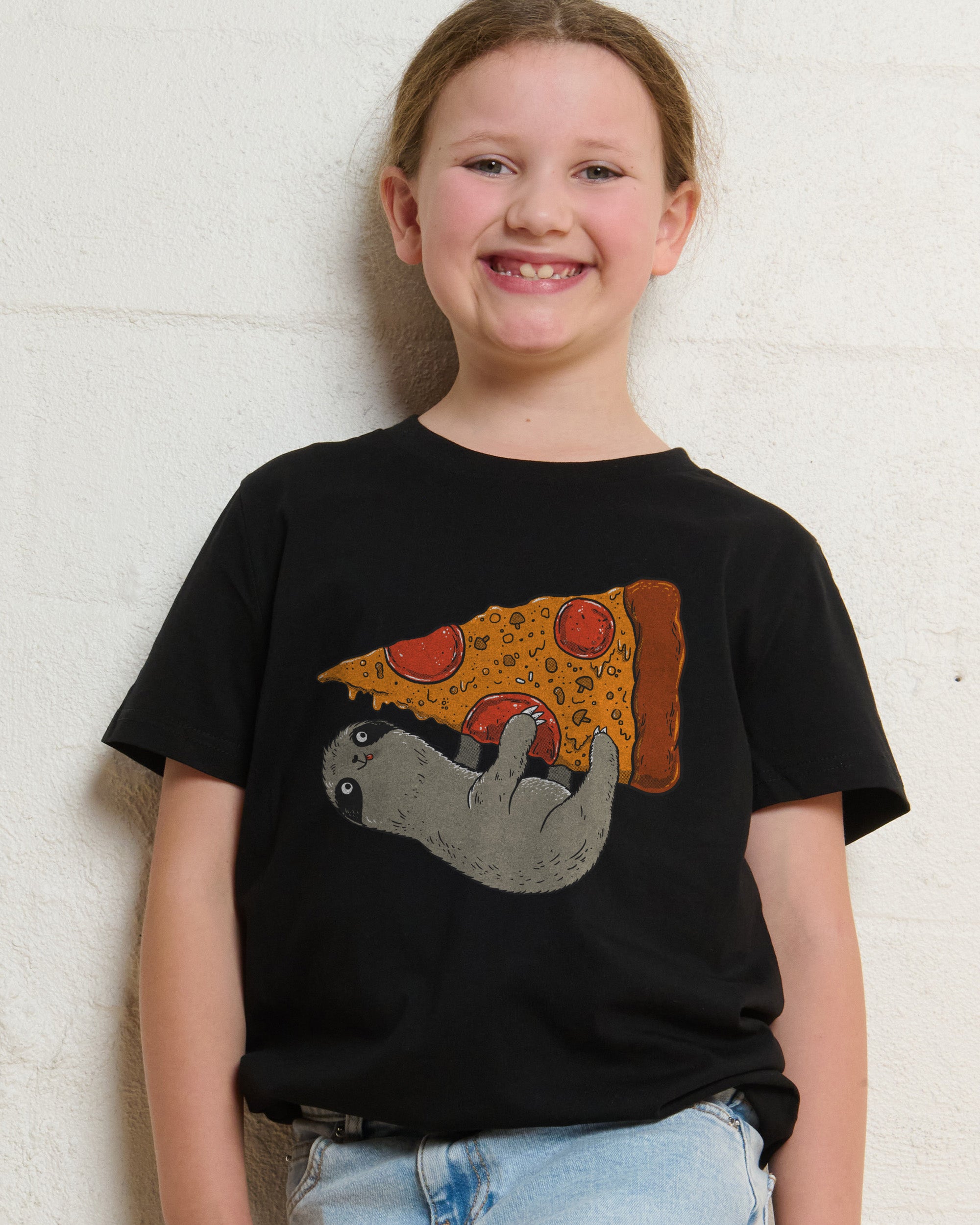 Pizza Sloth Kids T-Shirt