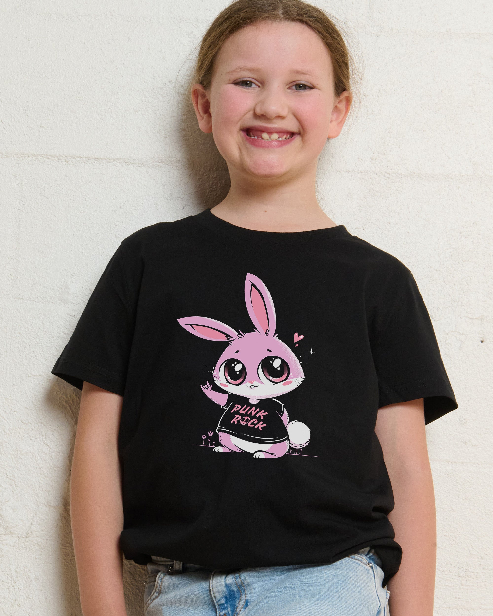 Punk Rock Bunny Kids T-Shirt