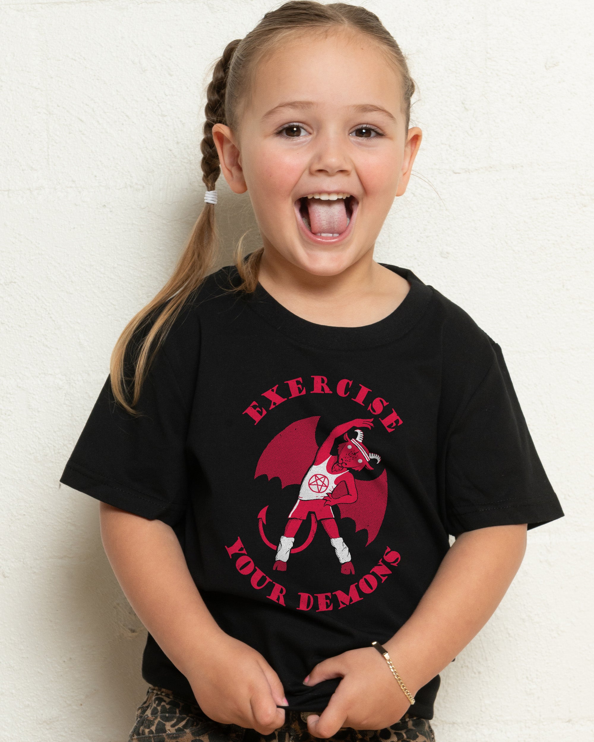 Exercise Your Demons Kids T-Shirt
